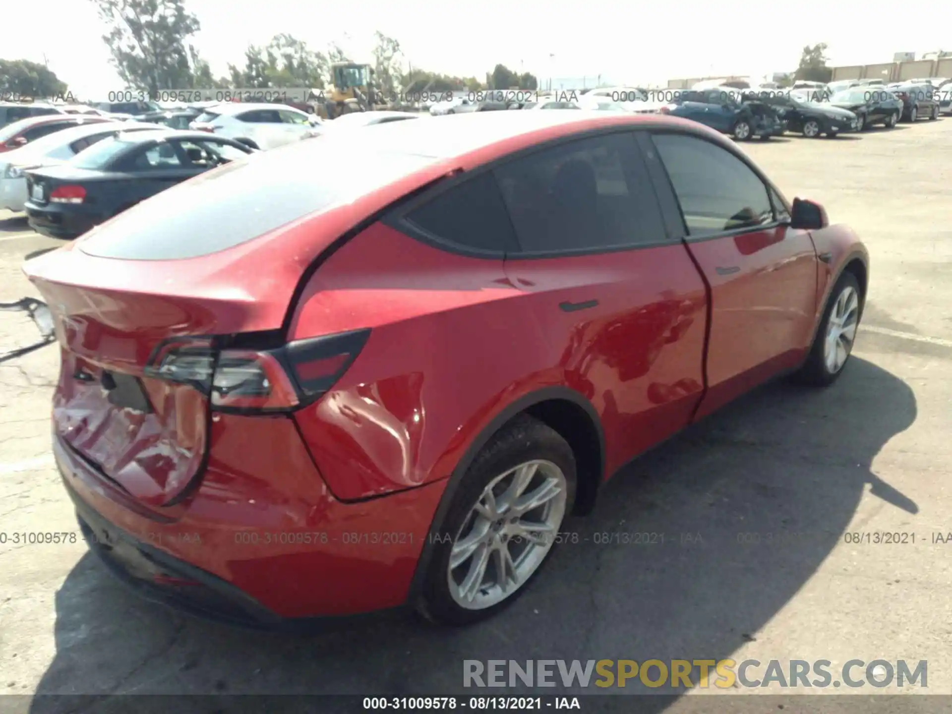 4 Photograph of a damaged car 5YJYGDEE7MF095898 TESLA MODEL Y 2021