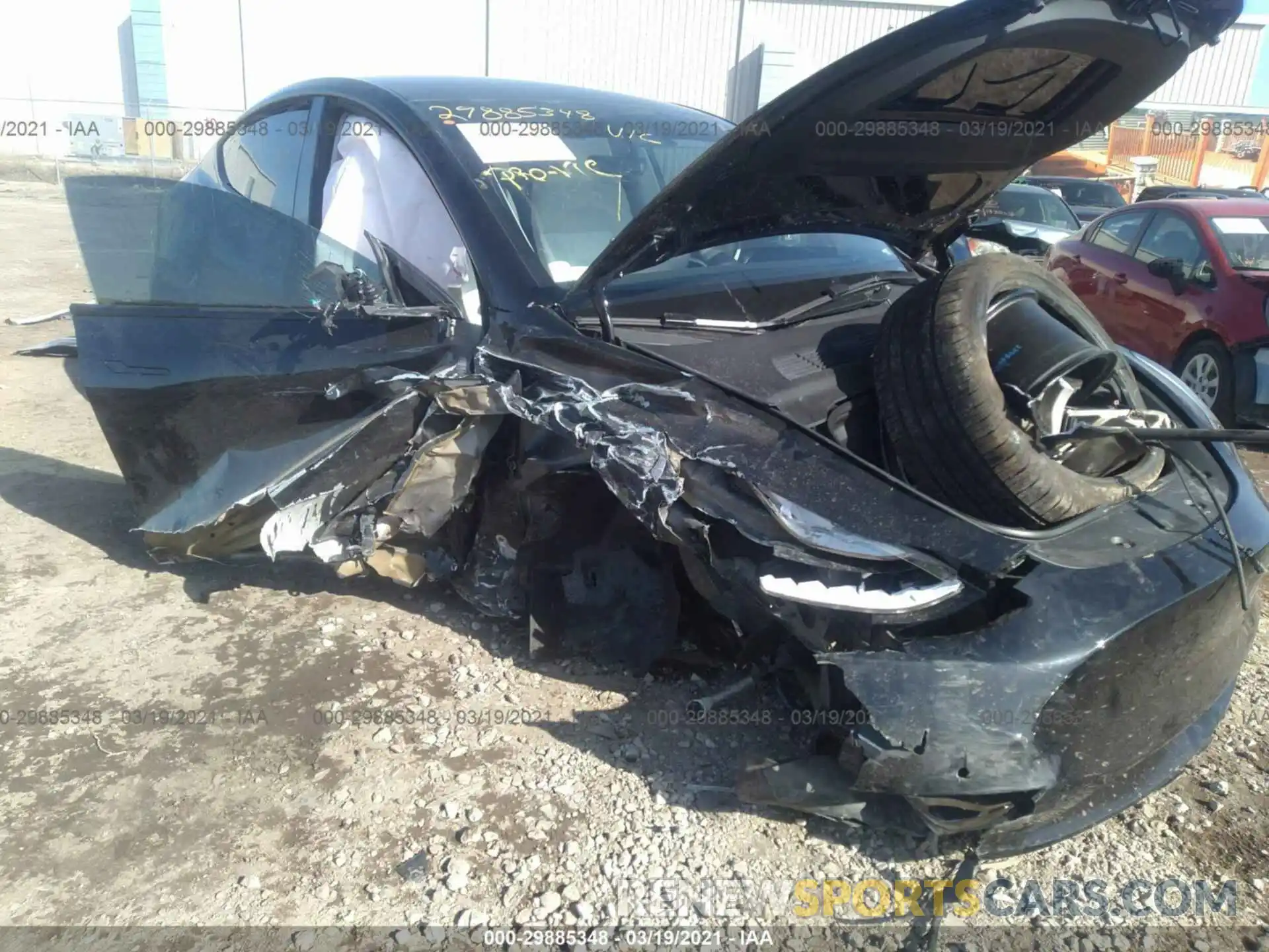 6 Фотография поврежденного автомобиля 5YJYGDEE7MF102719 TESLA MODEL Y 2021