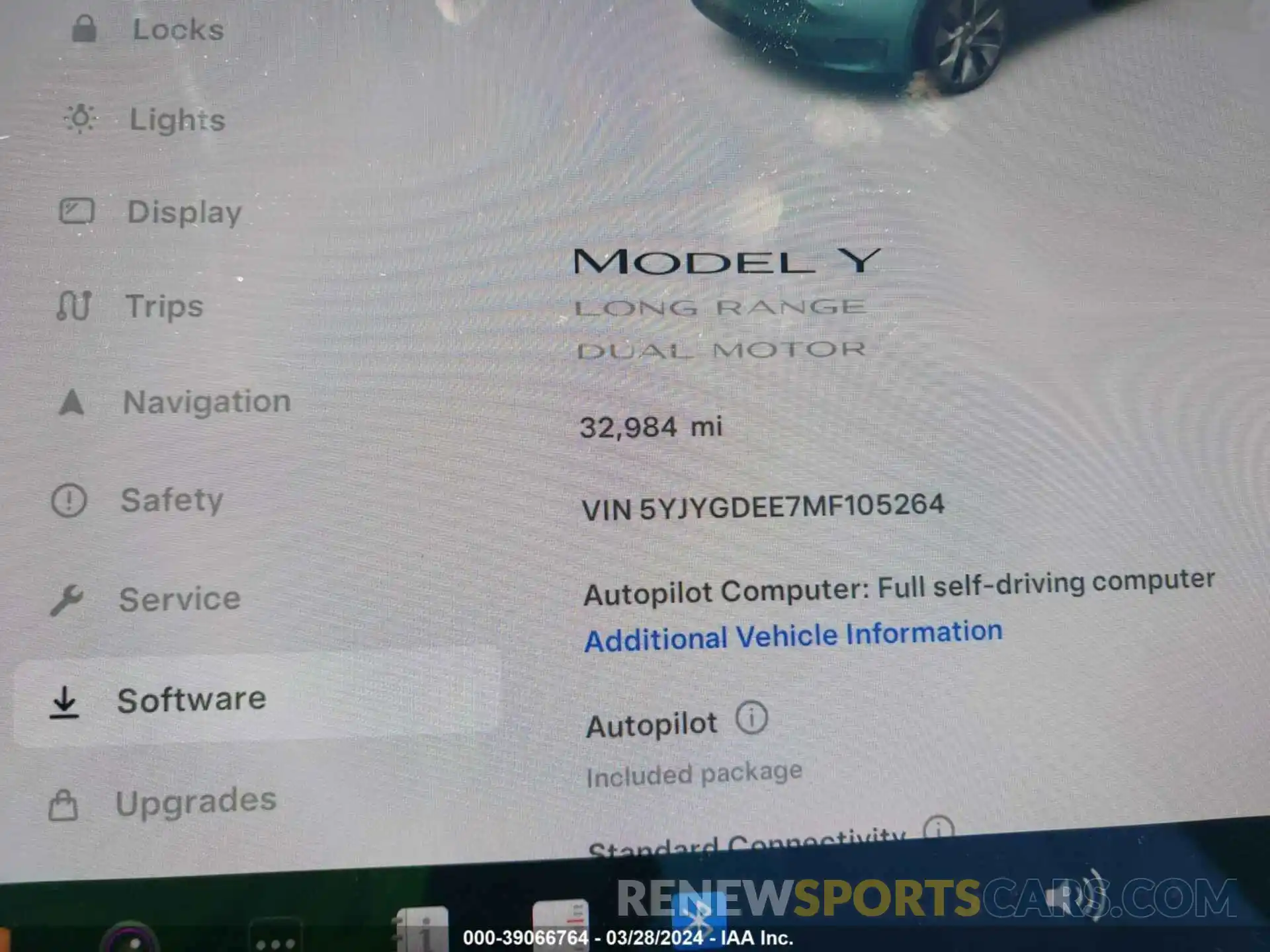 9 Photograph of a damaged car 5YJYGDEE7MF105264 TESLA MODEL Y 2021