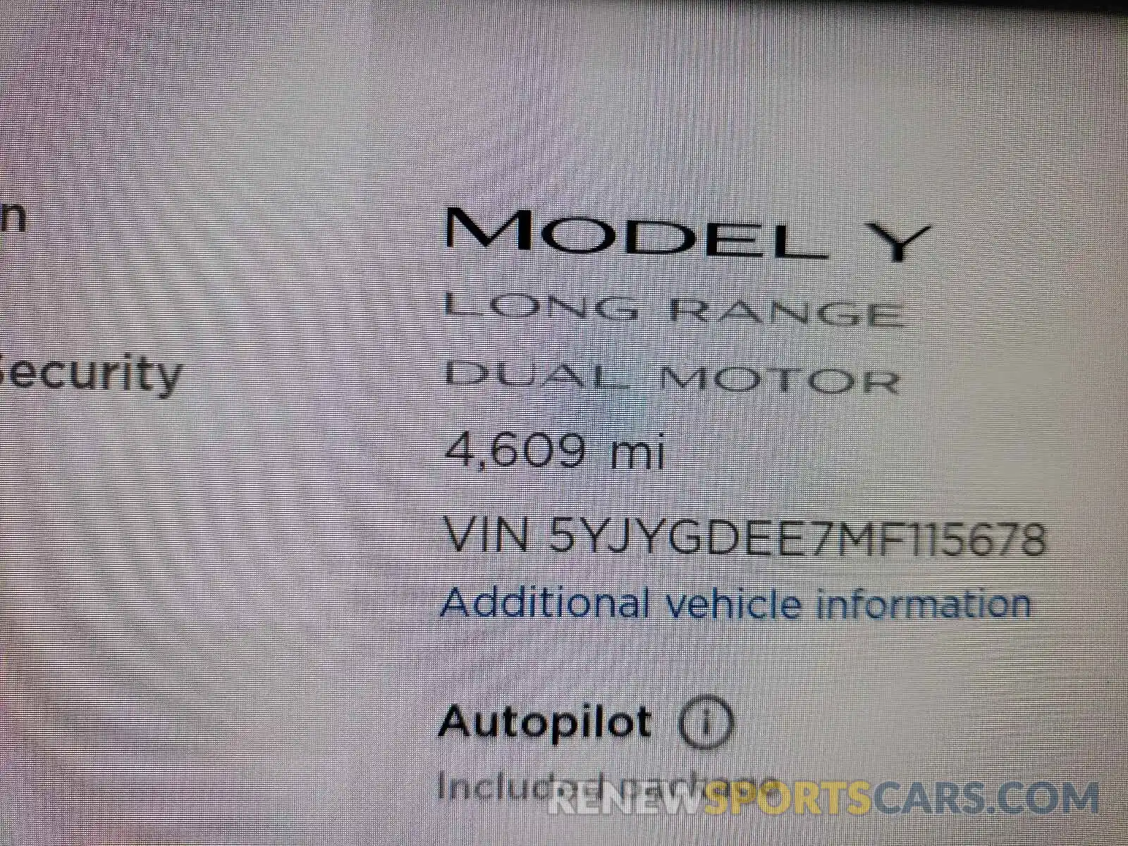 8 Фотография поврежденного автомобиля 5YJYGDEE7MF115678 TESLA MODEL Y 2021