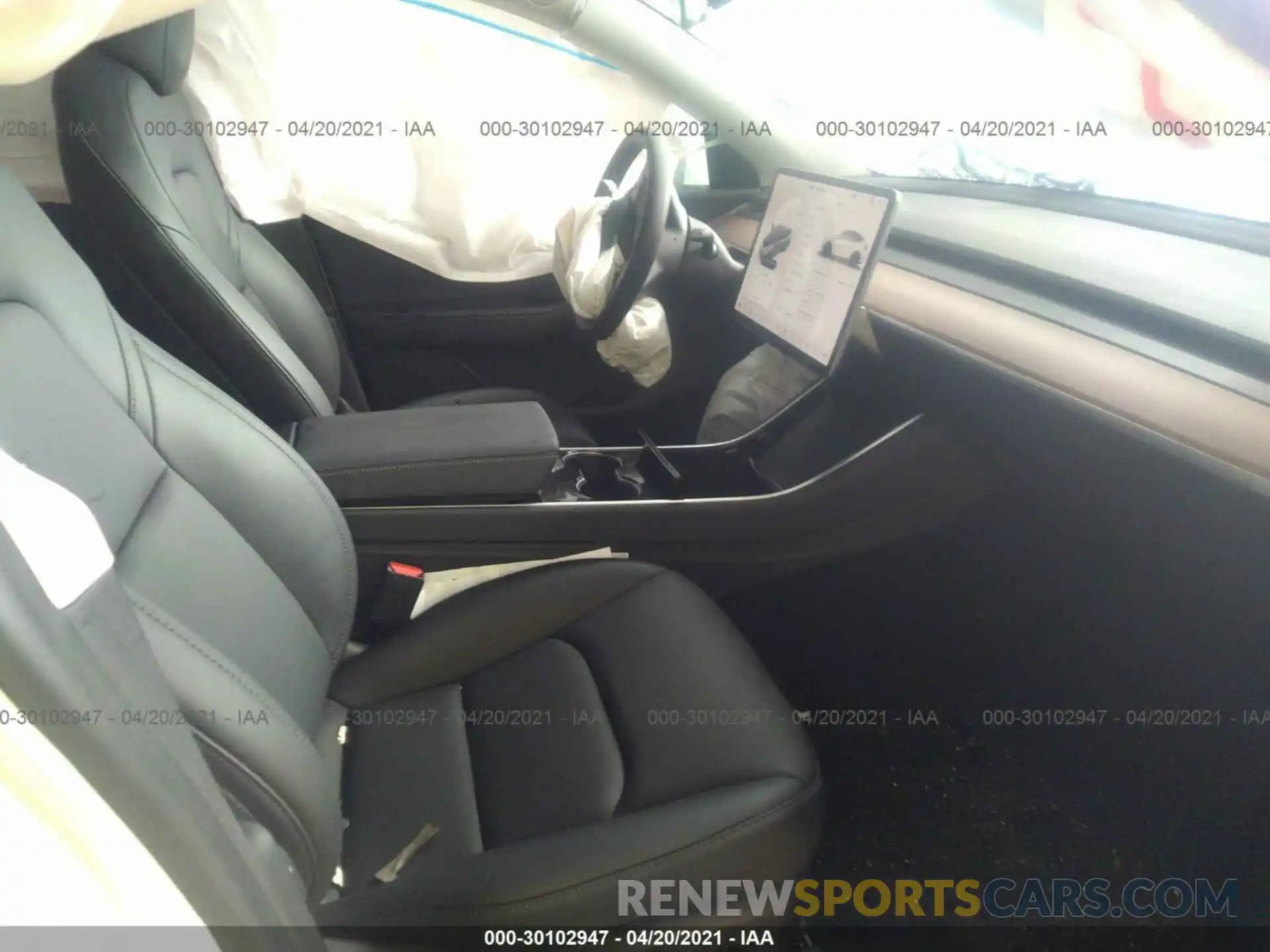 5 Photograph of a damaged car 5YJYGDEE7MF119858 TESLA MODEL Y 2021