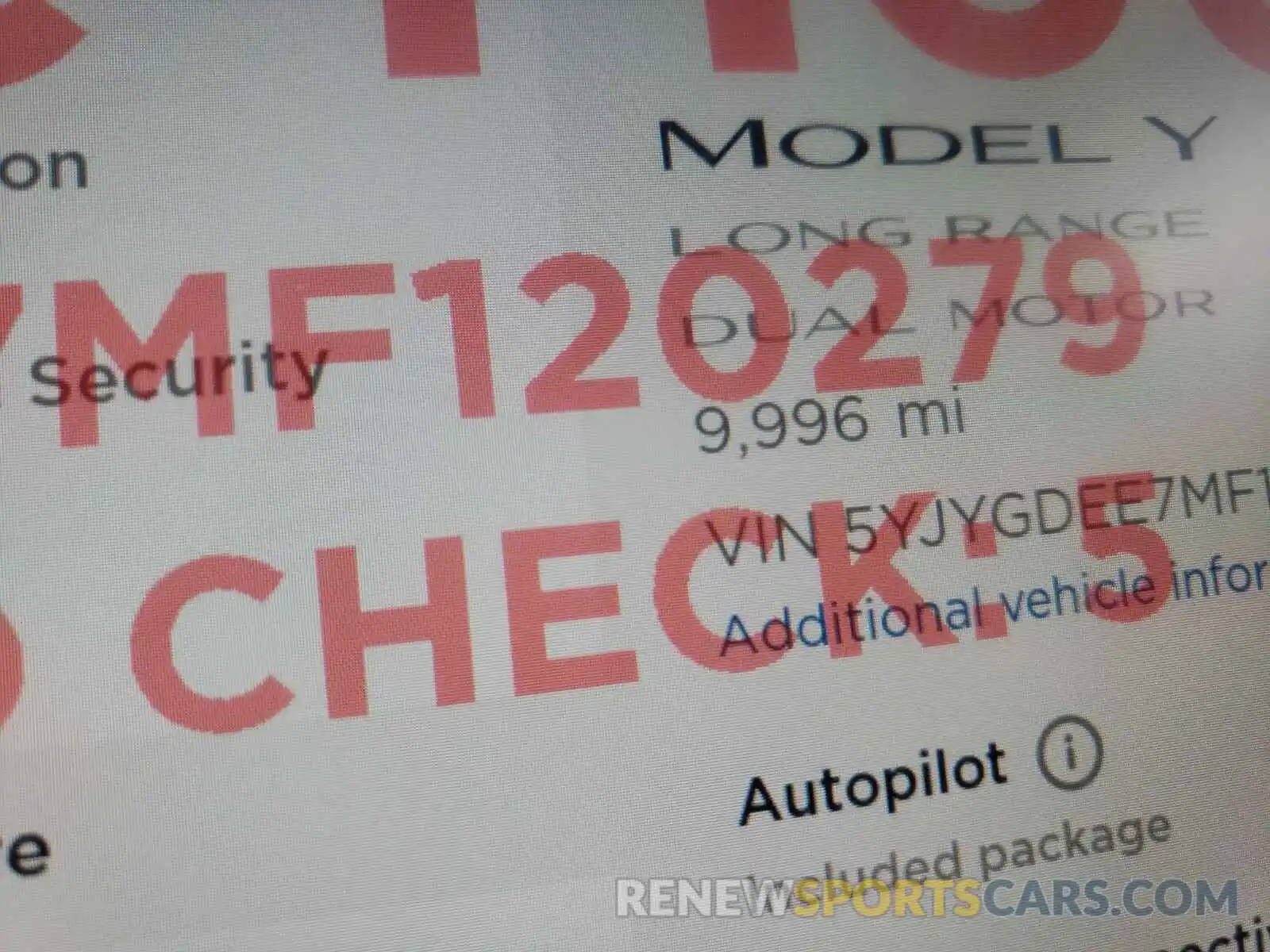 8 Фотография поврежденного автомобиля 5YJYGDEE7MF120279 TESLA MODEL Y 2021