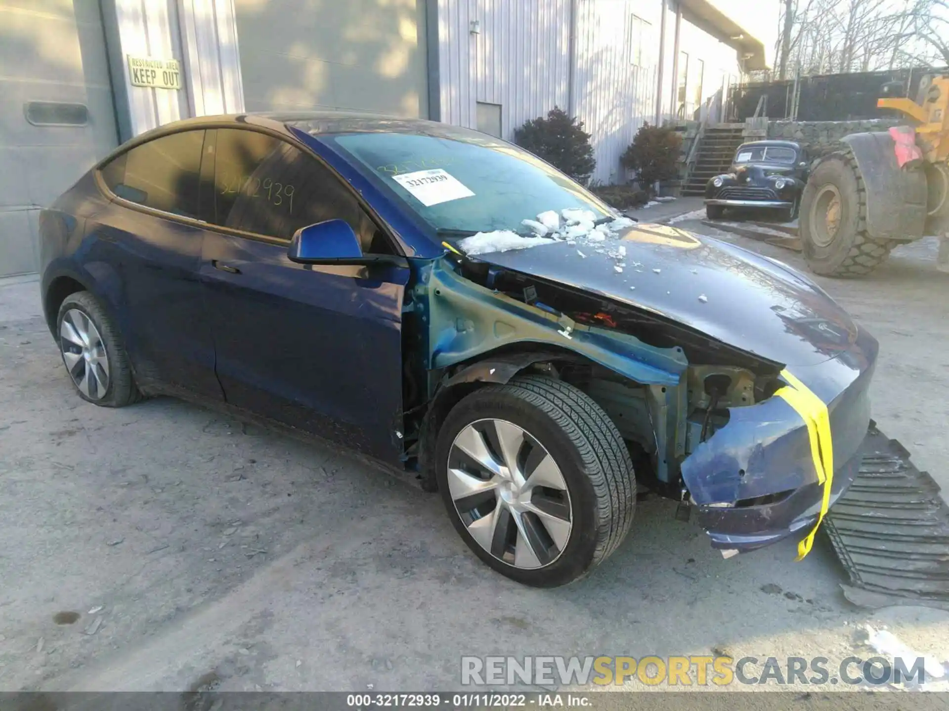 1 Фотография поврежденного автомобиля 5YJYGDEE7MF145845 TESLA MODEL Y 2021