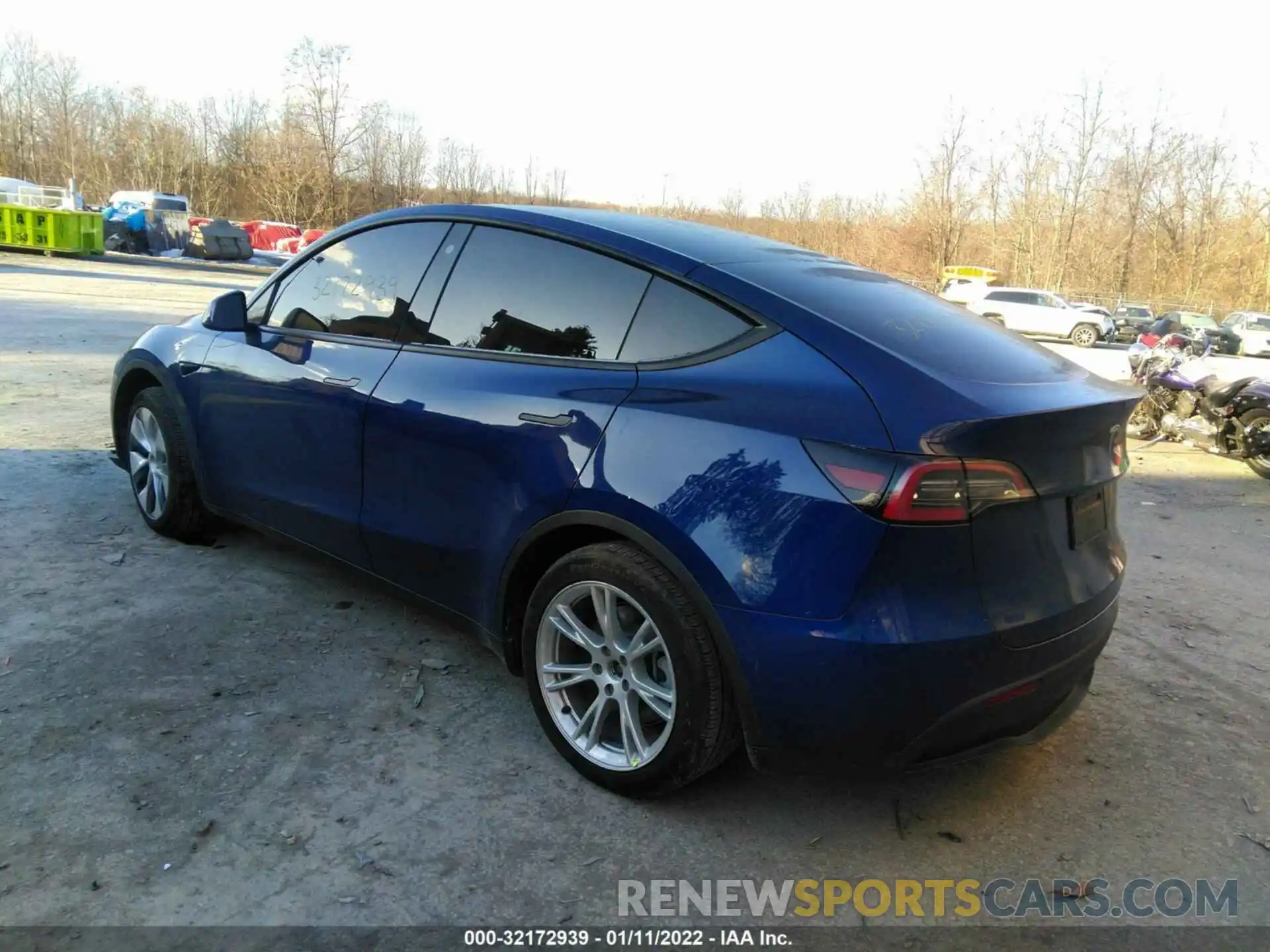 3 Фотография поврежденного автомобиля 5YJYGDEE7MF145845 TESLA MODEL Y 2021