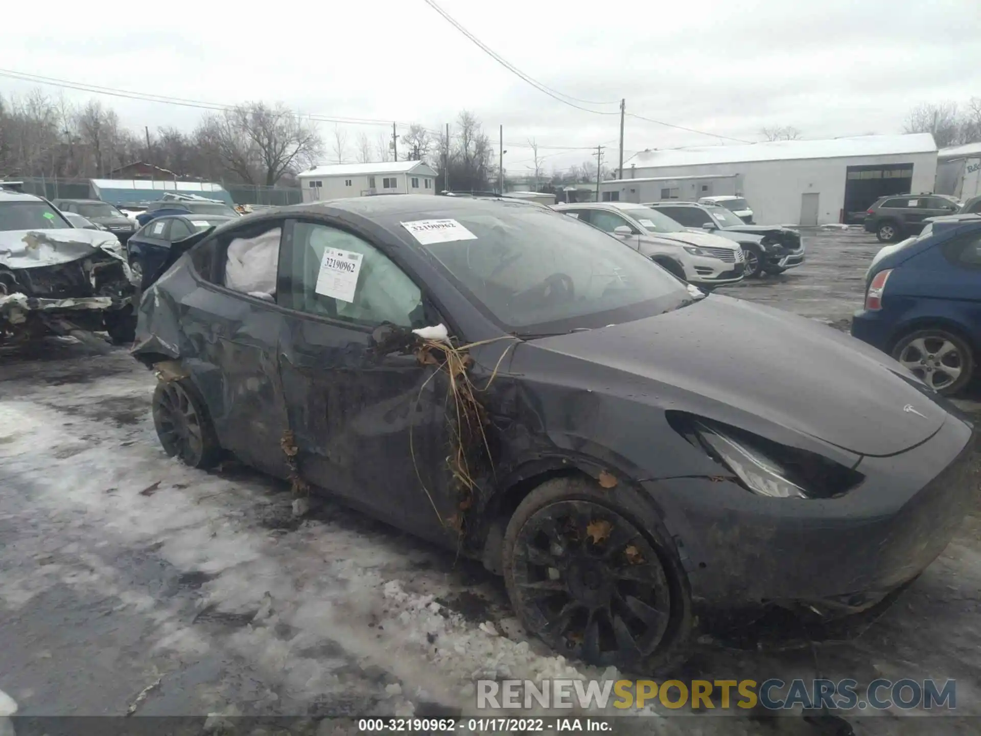 6 Фотография поврежденного автомобиля 5YJYGDEE7MF200990 TESLA MODEL Y 2021