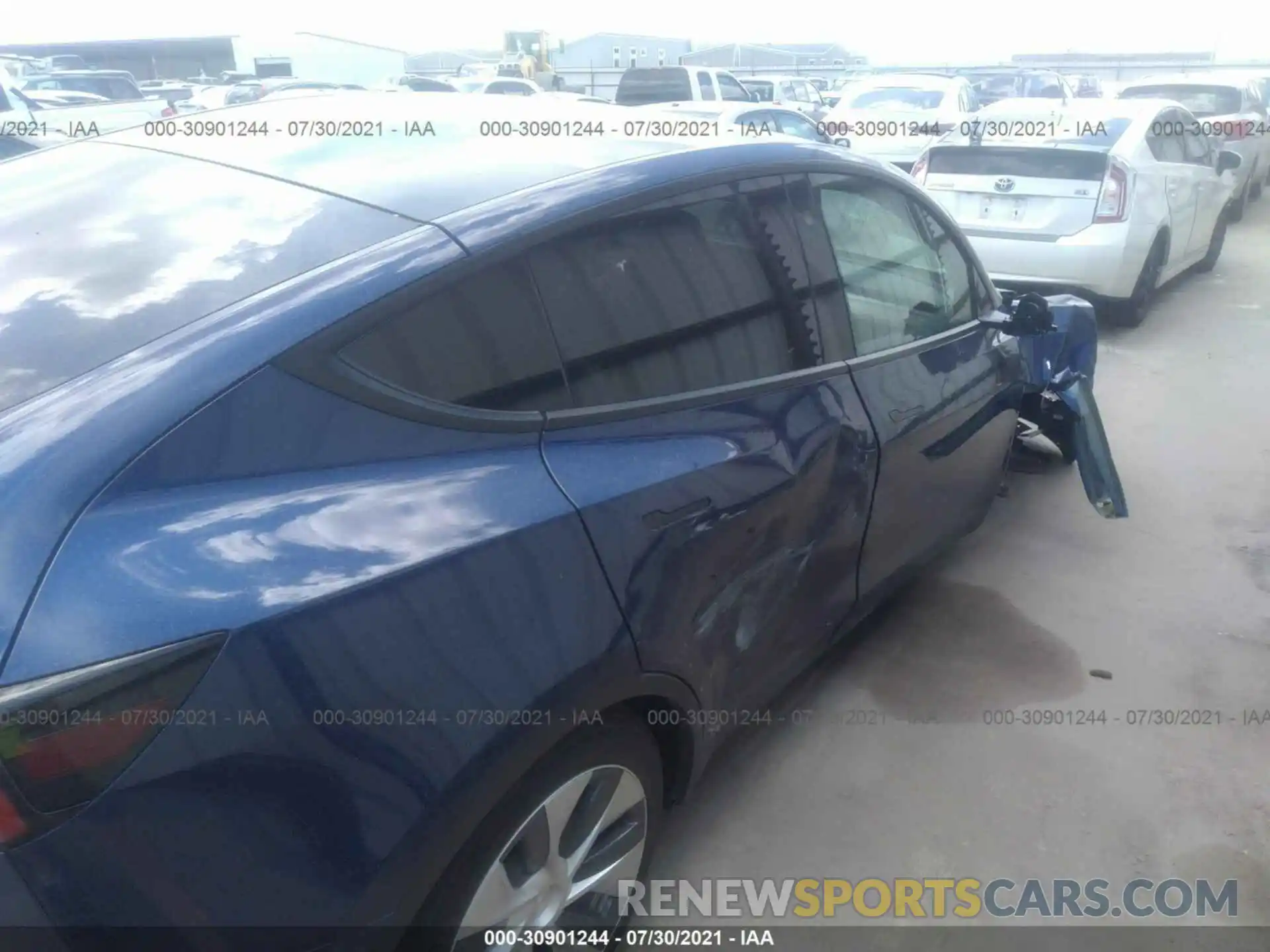 6 Photograph of a damaged car 5YJYGDEE7MF204702 TESLA MODEL Y 2021