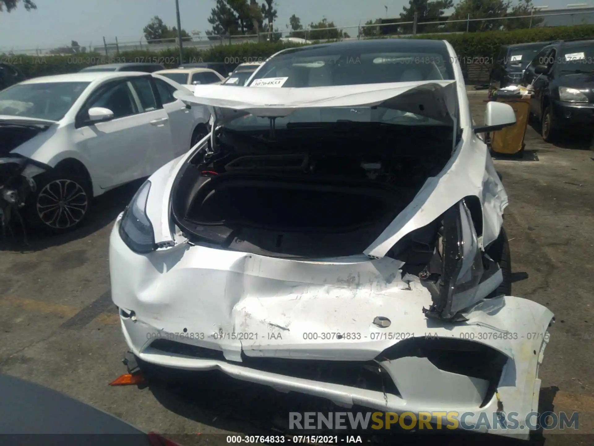 6 Photograph of a damaged car 5YJYGDEE7MF206028 TESLA MODEL Y 2021