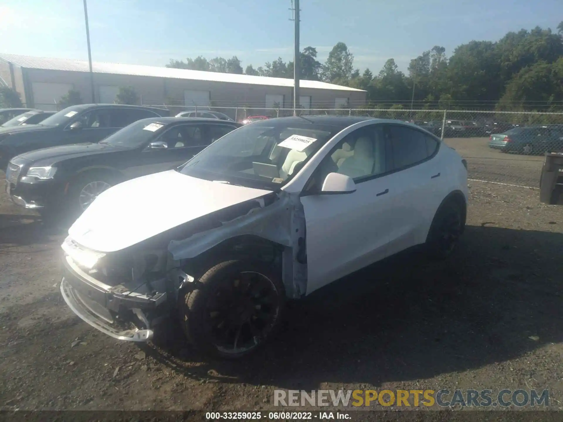 2 Photograph of a damaged car 5YJYGDEE7MF211164 TESLA MODEL Y 2021