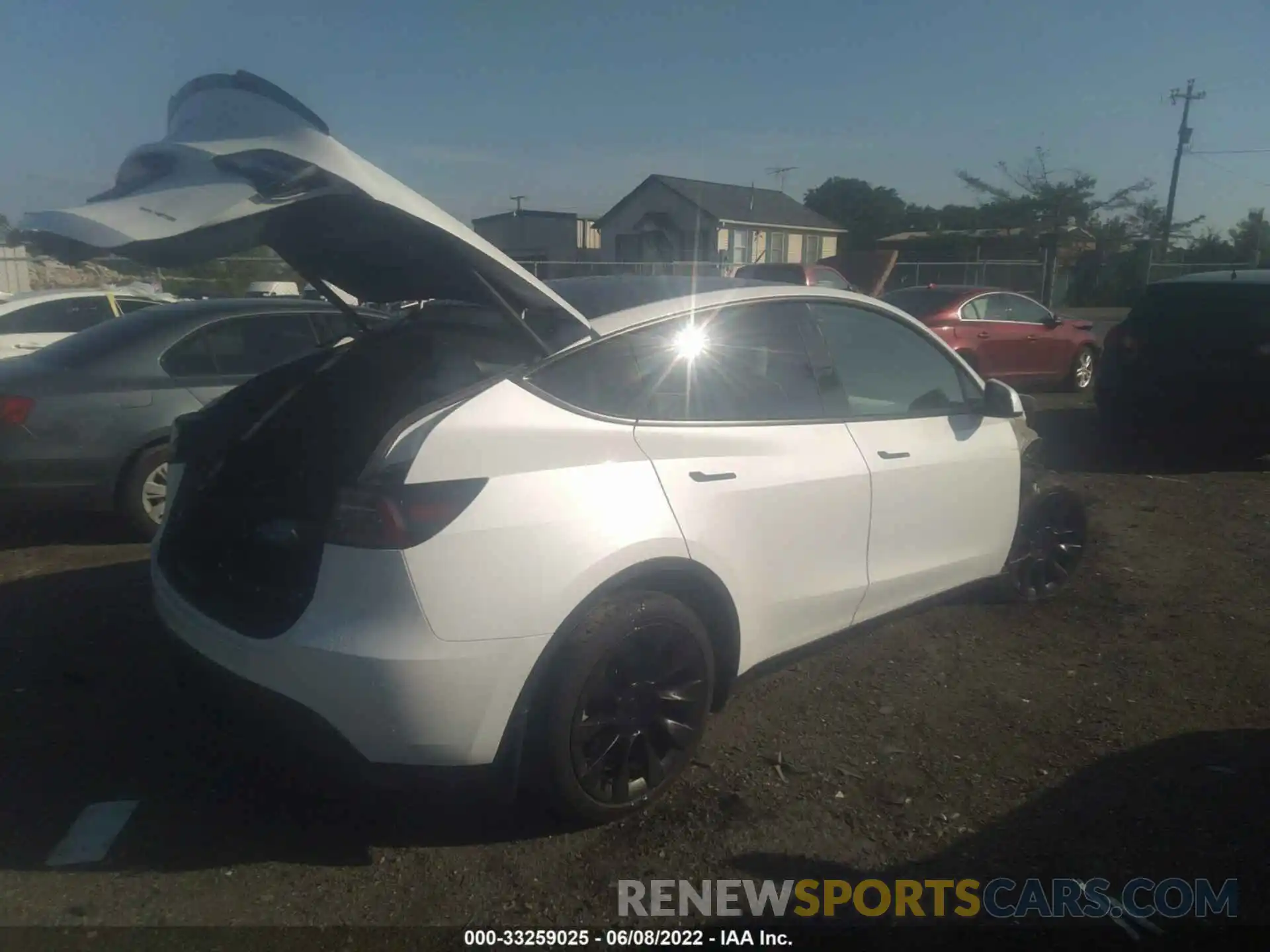 4 Фотография поврежденного автомобиля 5YJYGDEE7MF211164 TESLA MODEL Y 2021