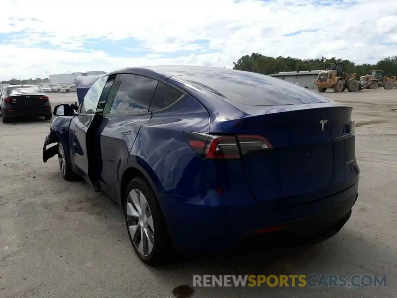 3 Photograph of a damaged car 5YJYGDEE7MF257495 TESLA MODEL Y 2021