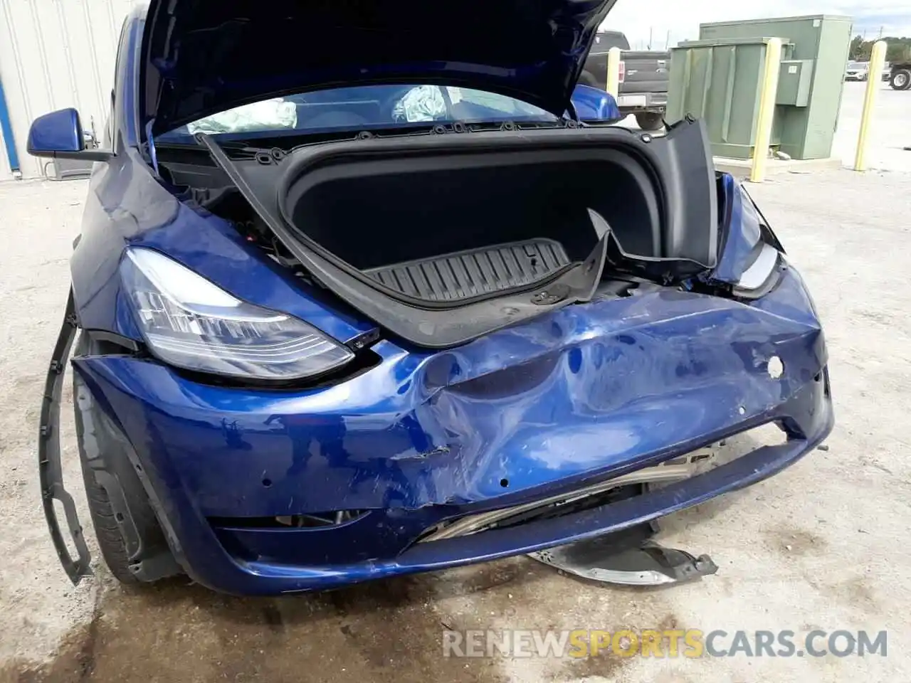 9 Photograph of a damaged car 5YJYGDEE7MF257495 TESLA MODEL Y 2021