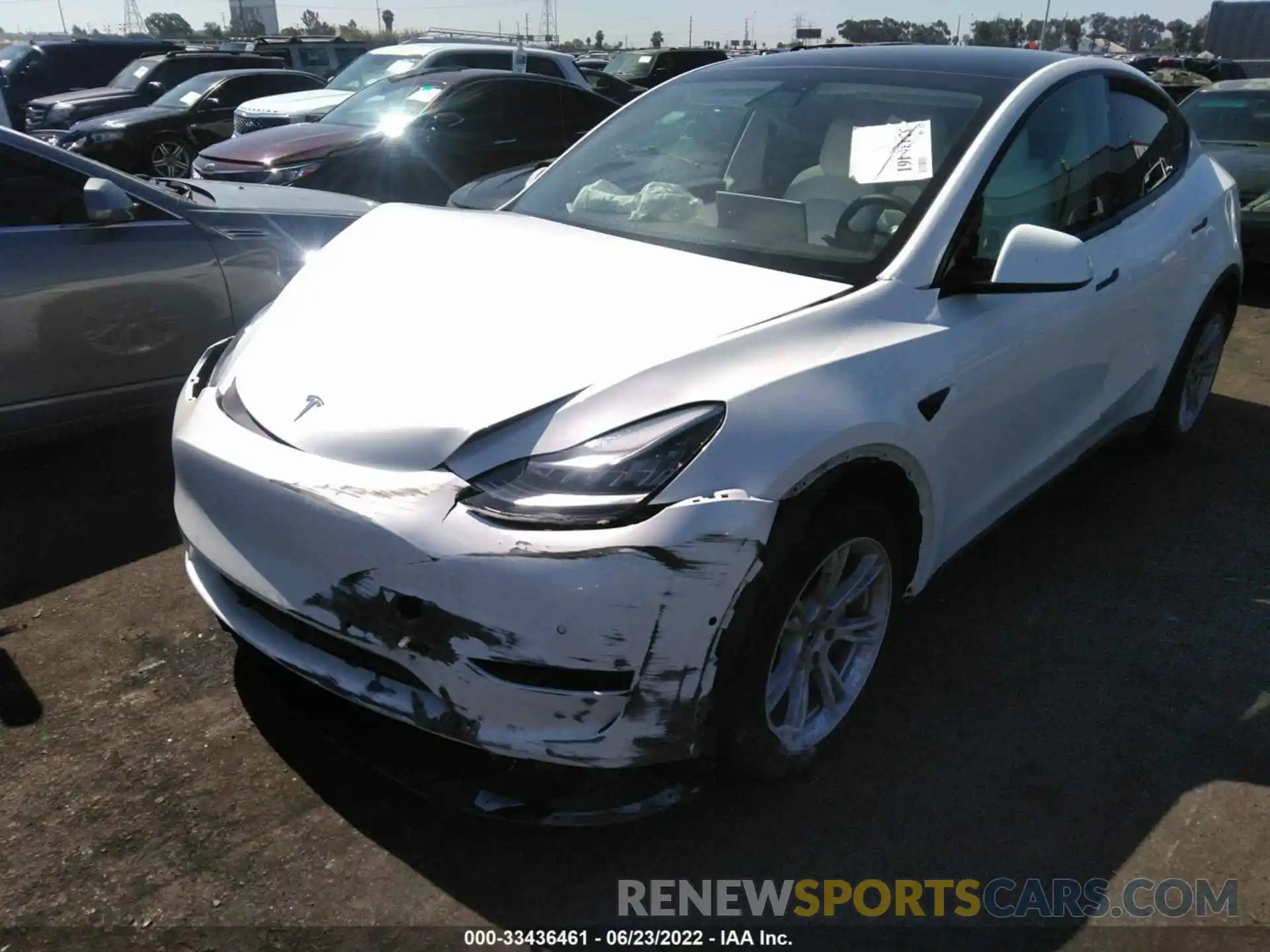 6 Photograph of a damaged car 5YJYGDEE7MF270683 TESLA MODEL Y 2021