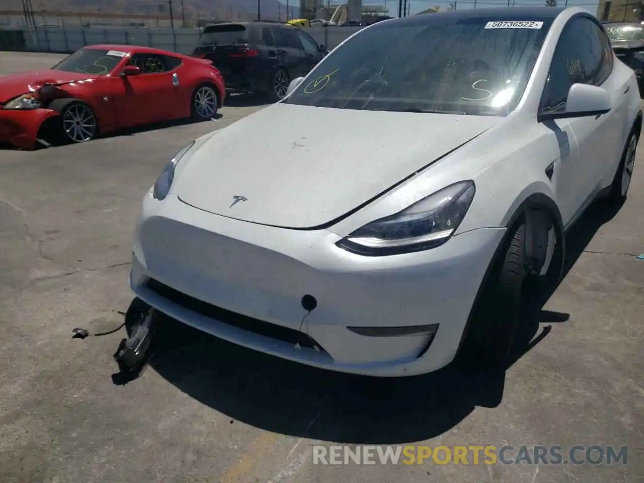 9 Фотография поврежденного автомобиля 5YJYGDEE7MF279366 TESLA MODEL Y 2021