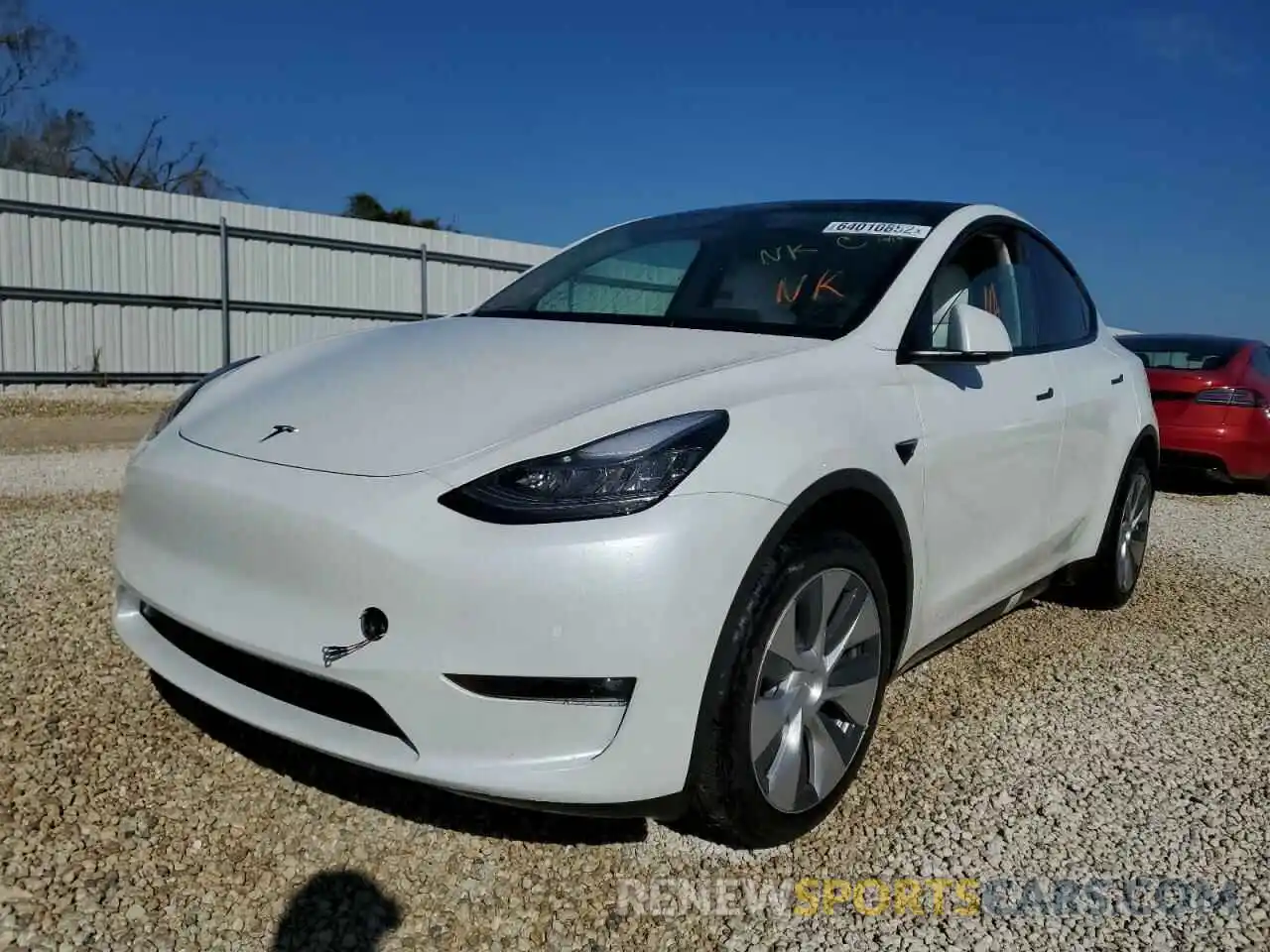 2 Photograph of a damaged car 5YJYGDEE7MF283532 TESLA MODEL Y 2021