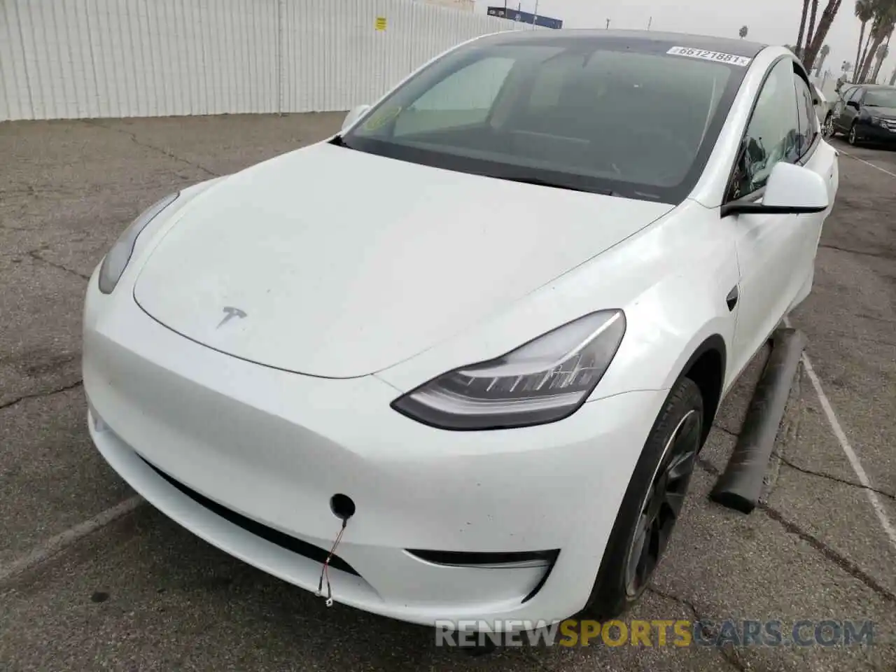 2 Фотография поврежденного автомобиля 5YJYGDEE7MF285099 TESLA MODEL Y 2021