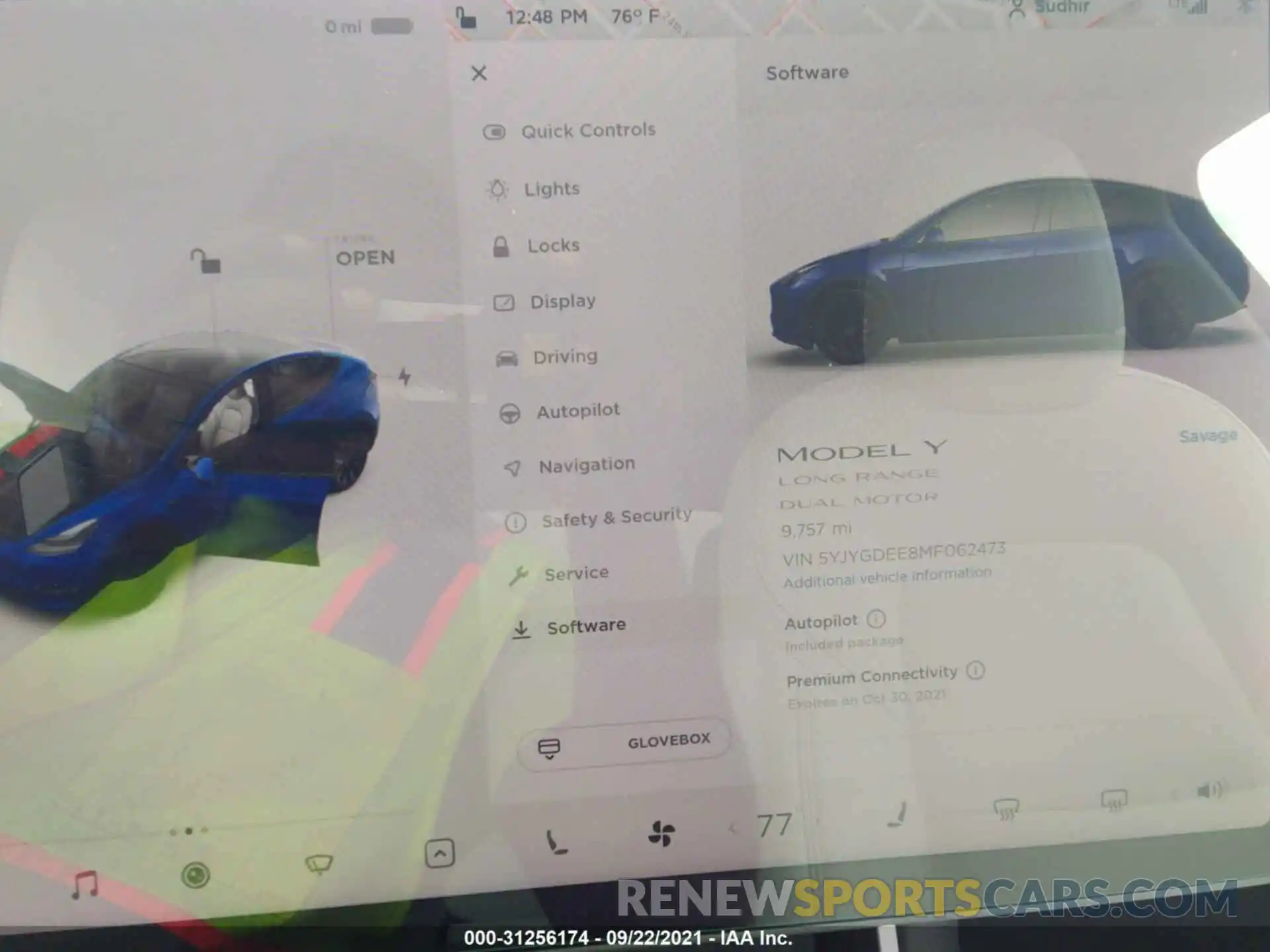 7 Photograph of a damaged car 5YJYGDEE8MF062473 TESLA MODEL Y 2021