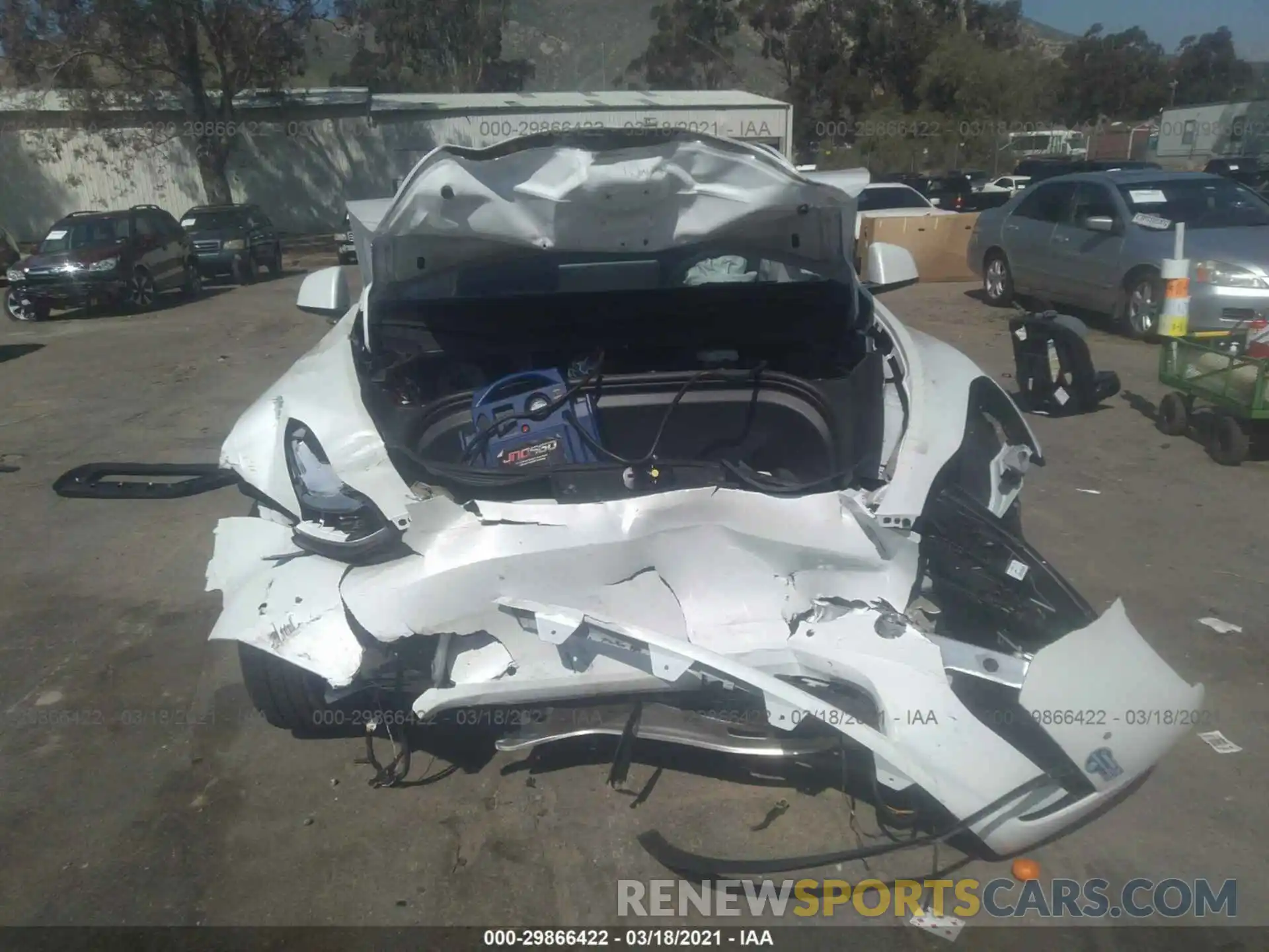 6 Photograph of a damaged car 5YJYGDEE8MF063414 TESLA MODEL Y 2021