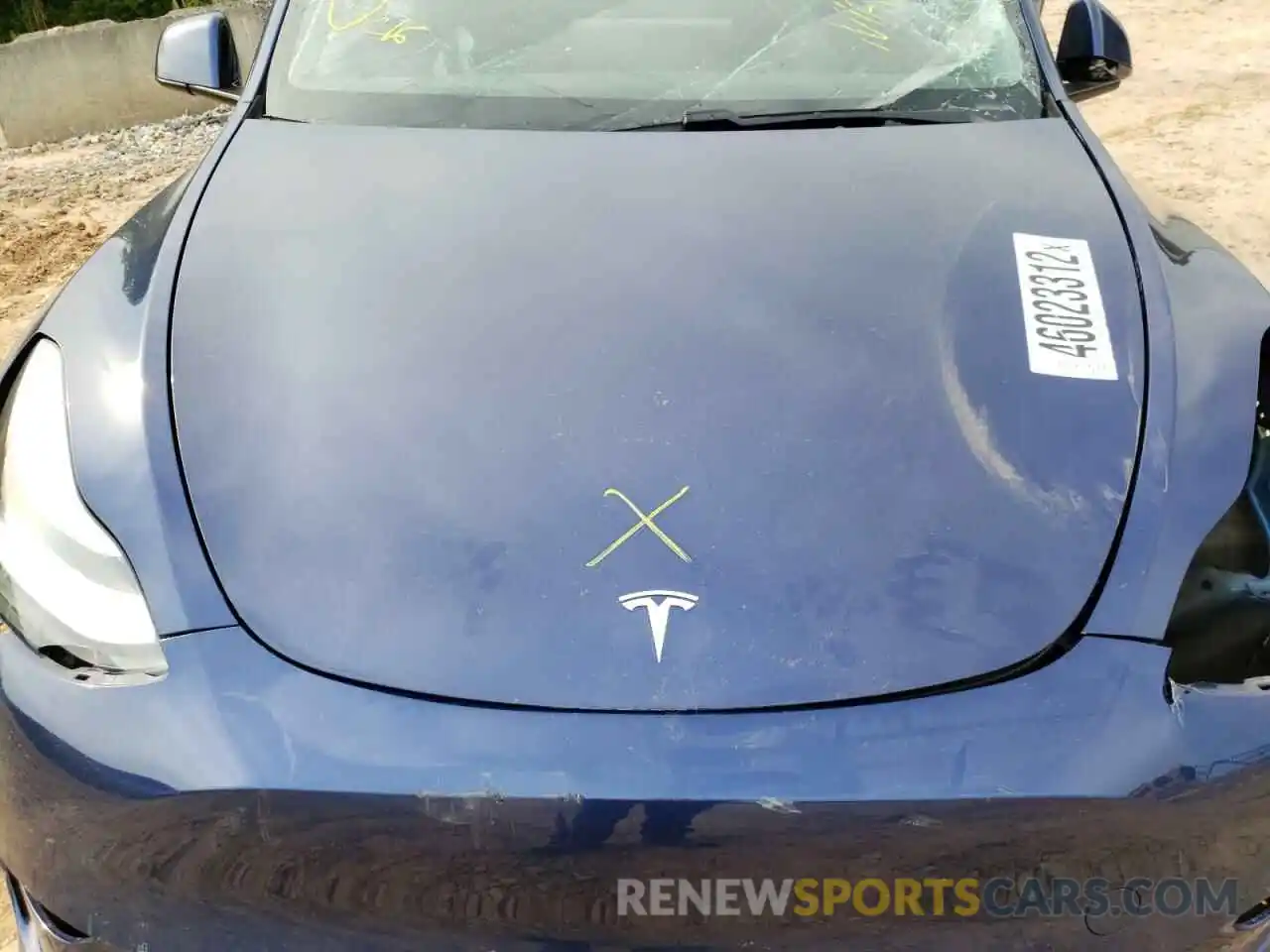 7 Photograph of a damaged car 5YJYGDEE8MF063722 TESLA MODEL Y 2021