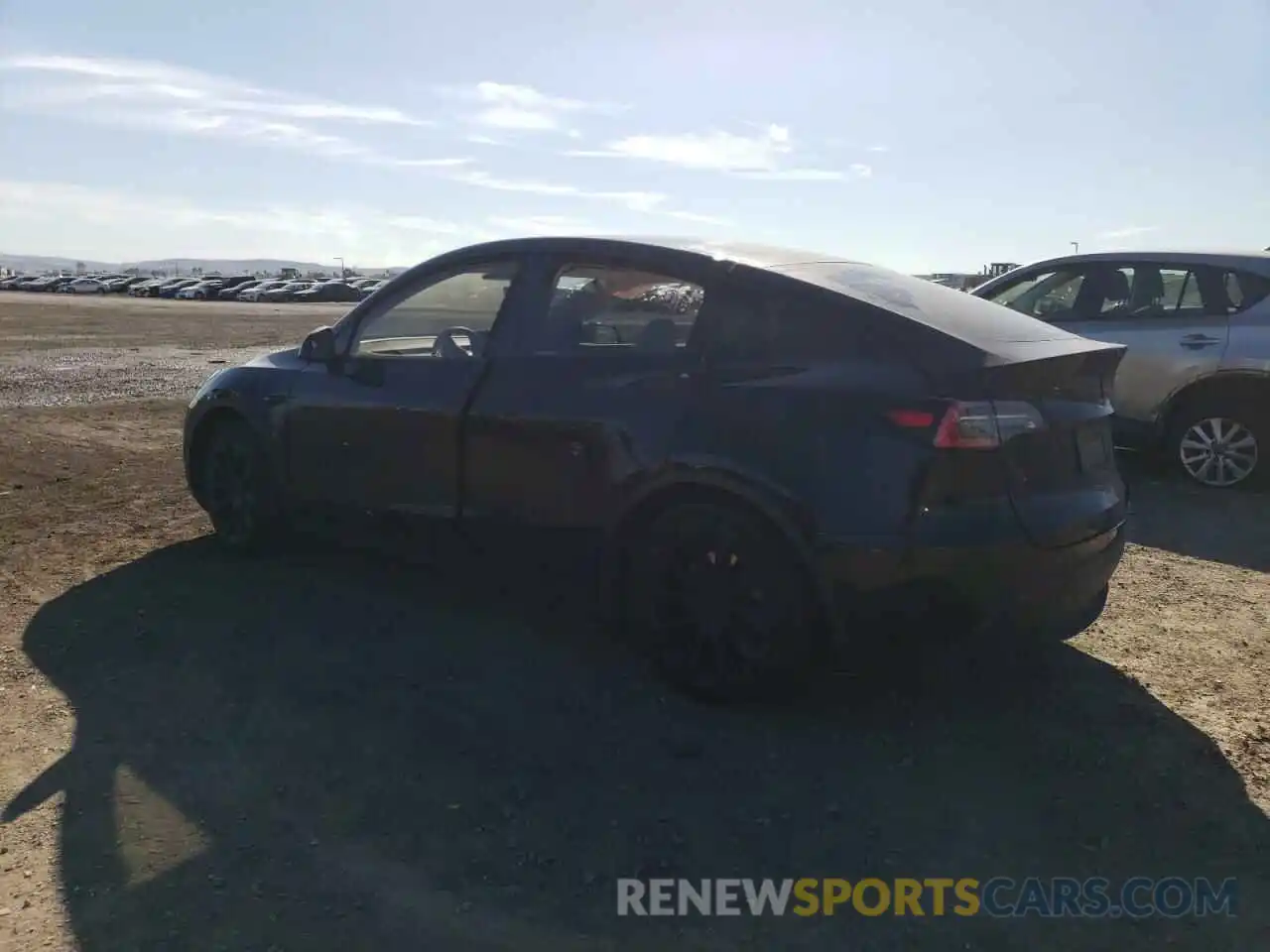 2 Photograph of a damaged car 5YJYGDEE8MF063946 TESLA MODEL Y 2021