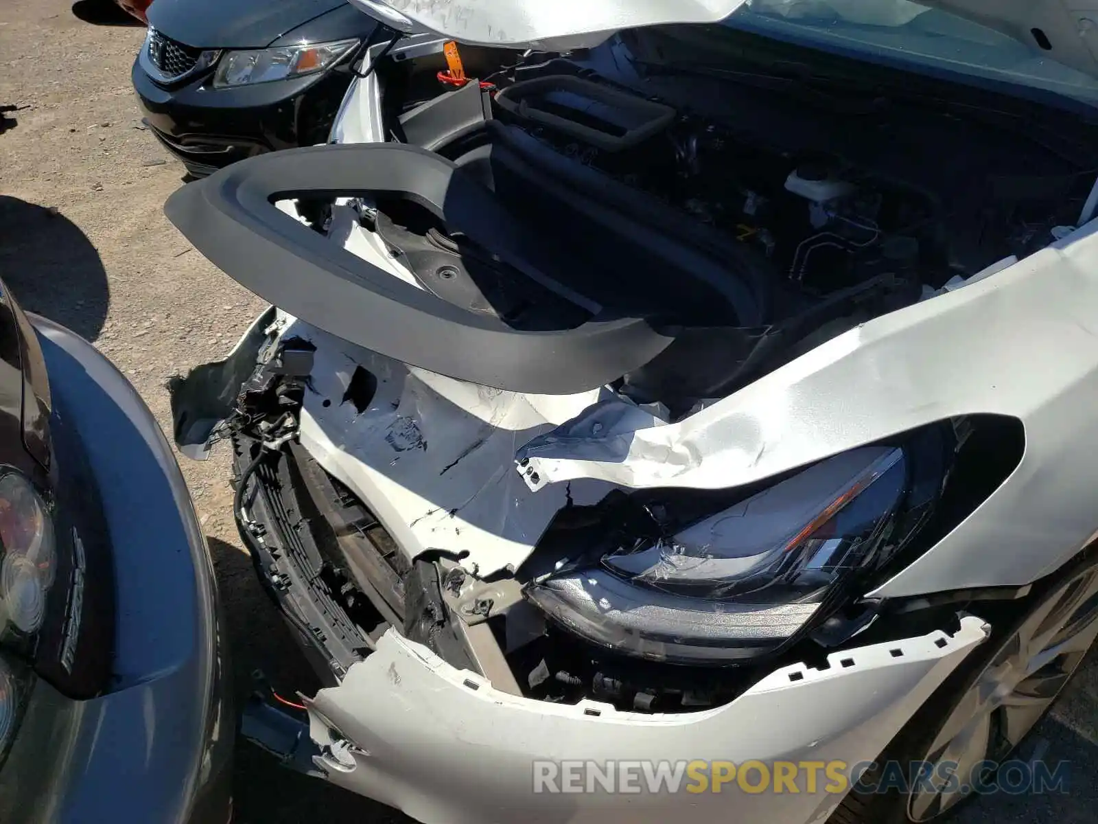 9 Photograph of a damaged car 5YJYGDEE8MF083730 TESLA MODEL Y 2021