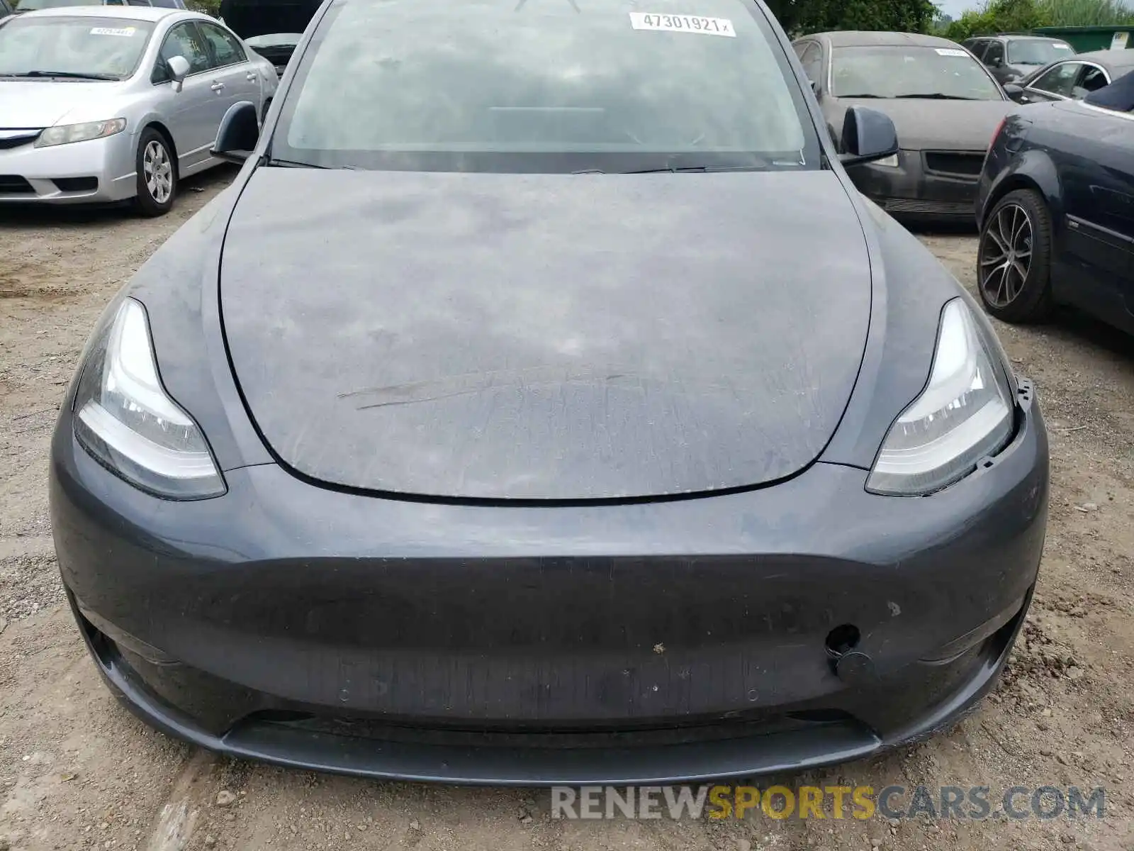 7 Photograph of a damaged car 5YJYGDEE8MF084327 TESLA MODEL Y 2021