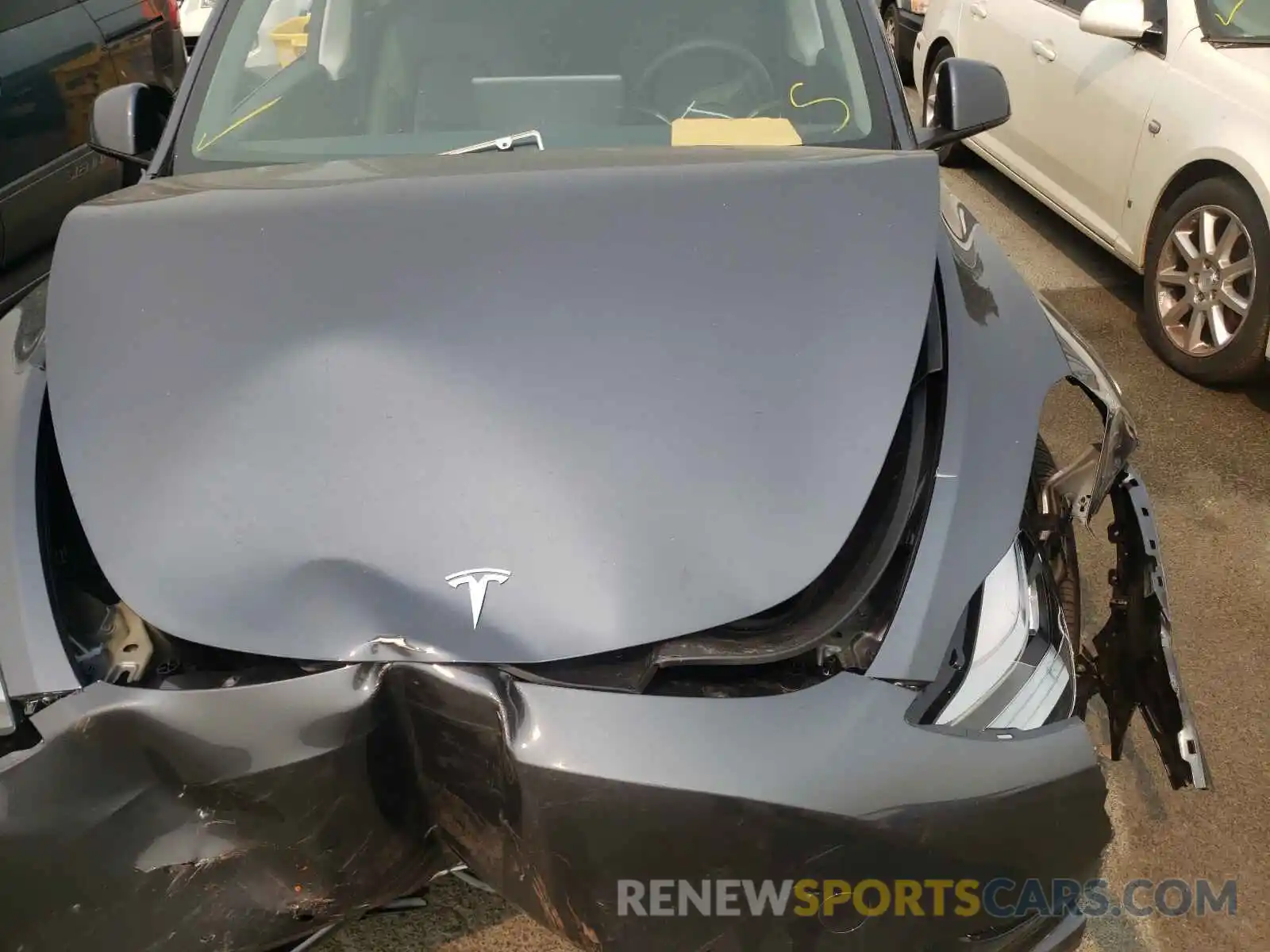 7 Photograph of a damaged car 5YJYGDEE8MF087387 TESLA MODEL Y 2021