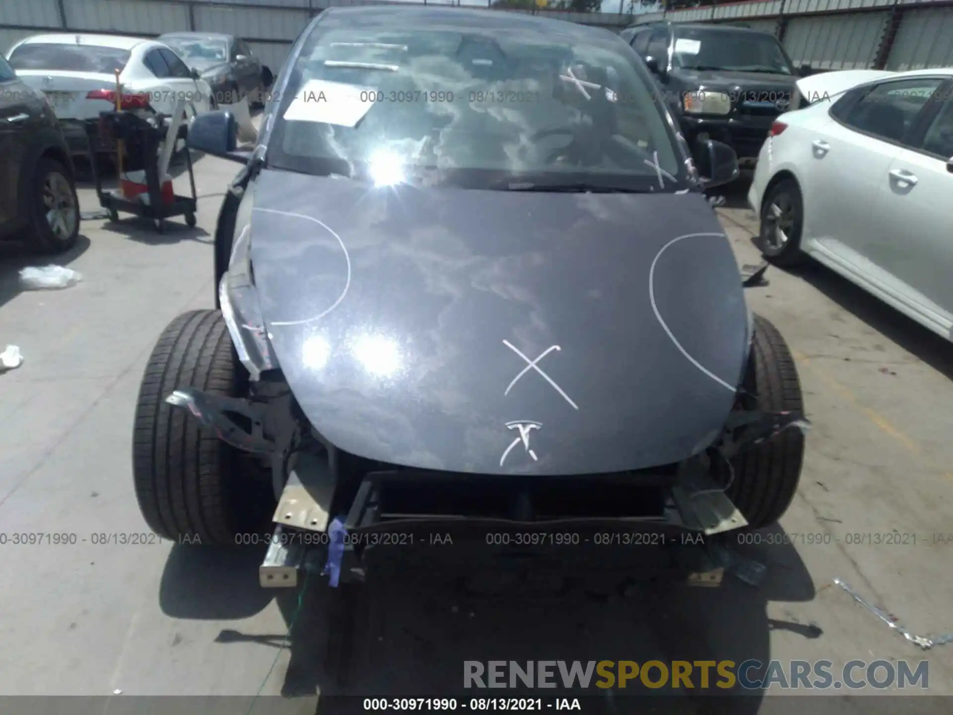 6 Photograph of a damaged car 5YJYGDEE8MF094033 TESLA MODEL Y 2021