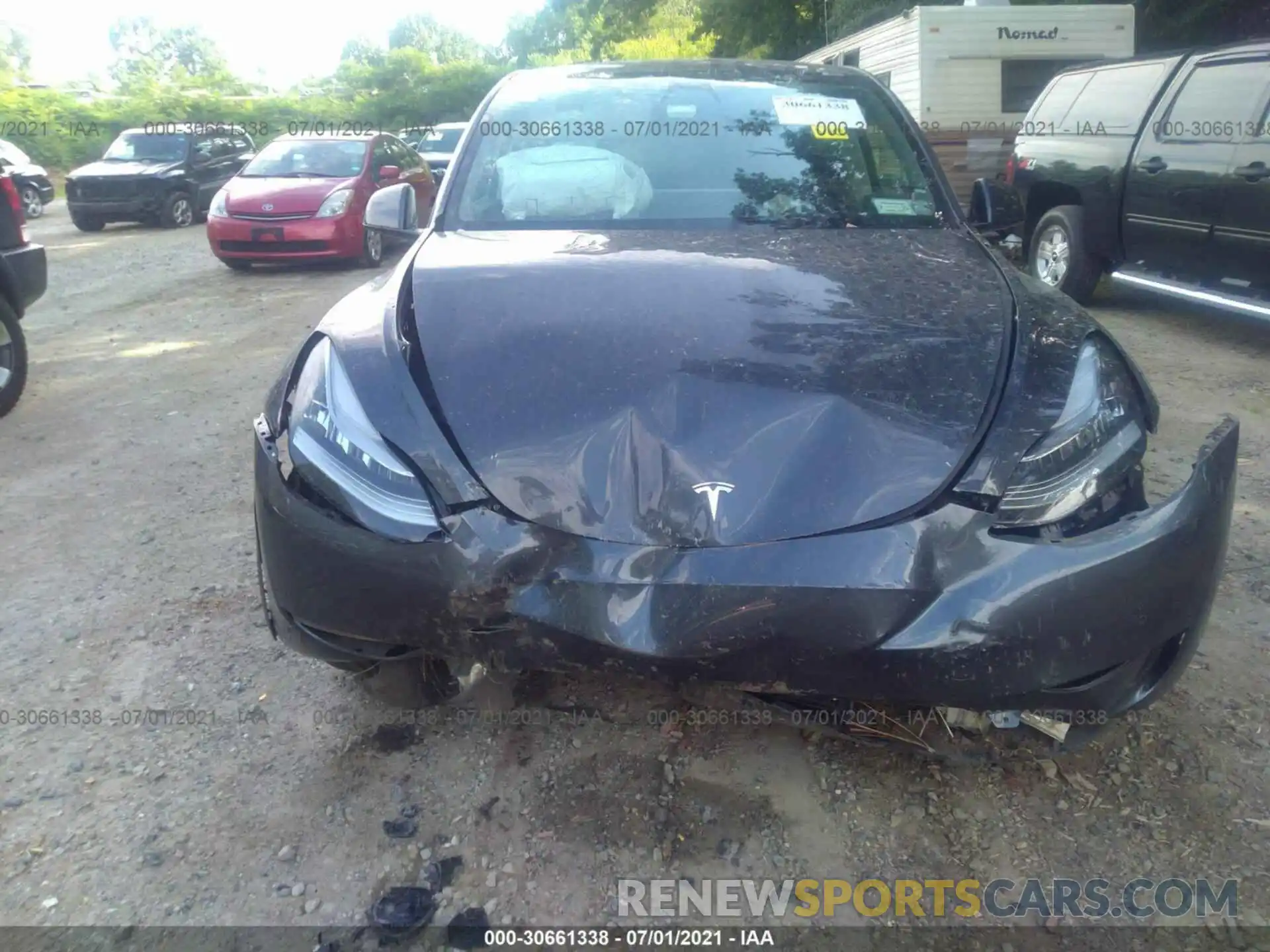 6 Photograph of a damaged car 5YJYGDEE8MF117536 TESLA MODEL Y 2021