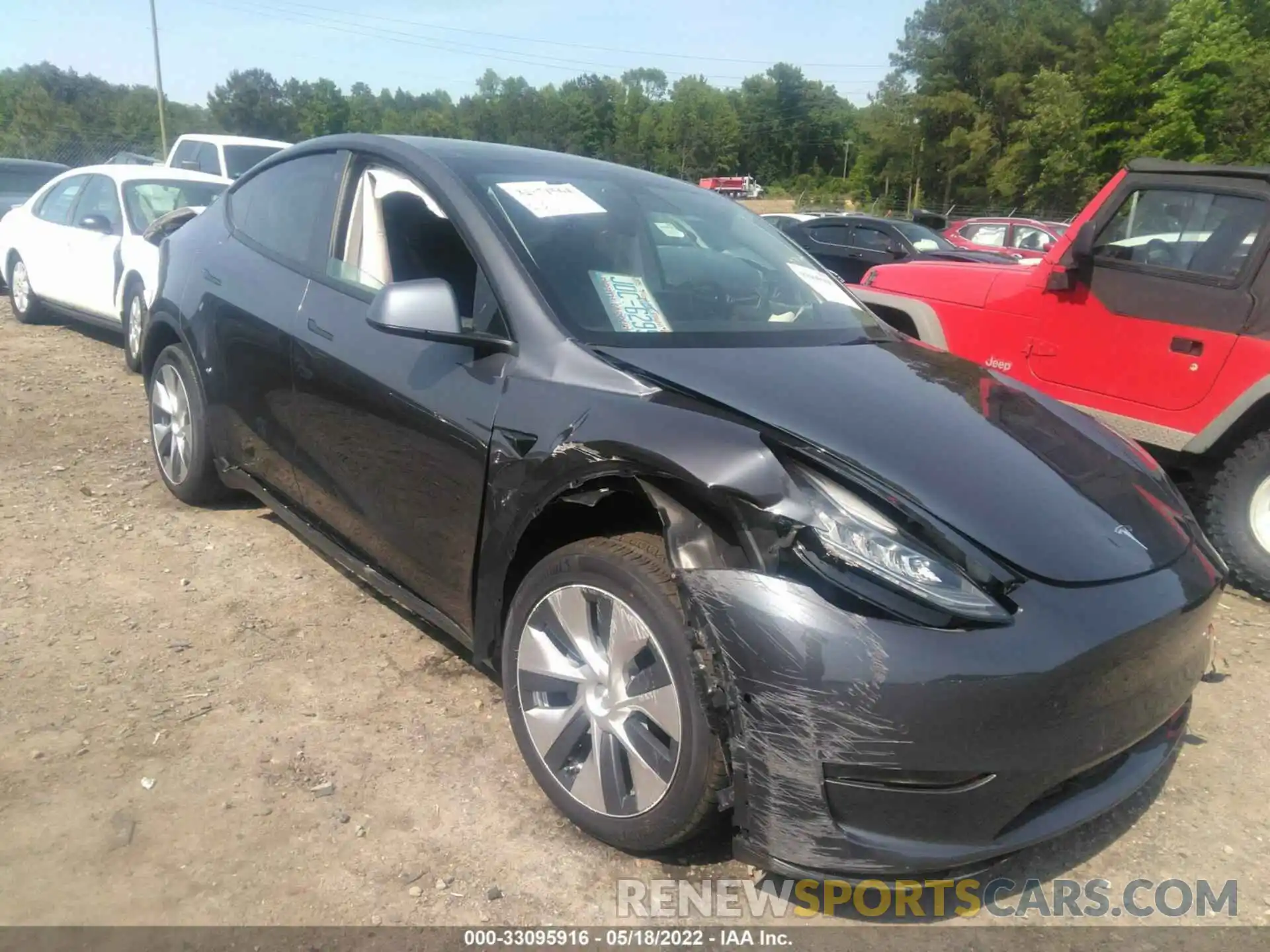 1 Фотография поврежденного автомобиля 5YJYGDEE8MF138337 TESLA MODEL Y 2021