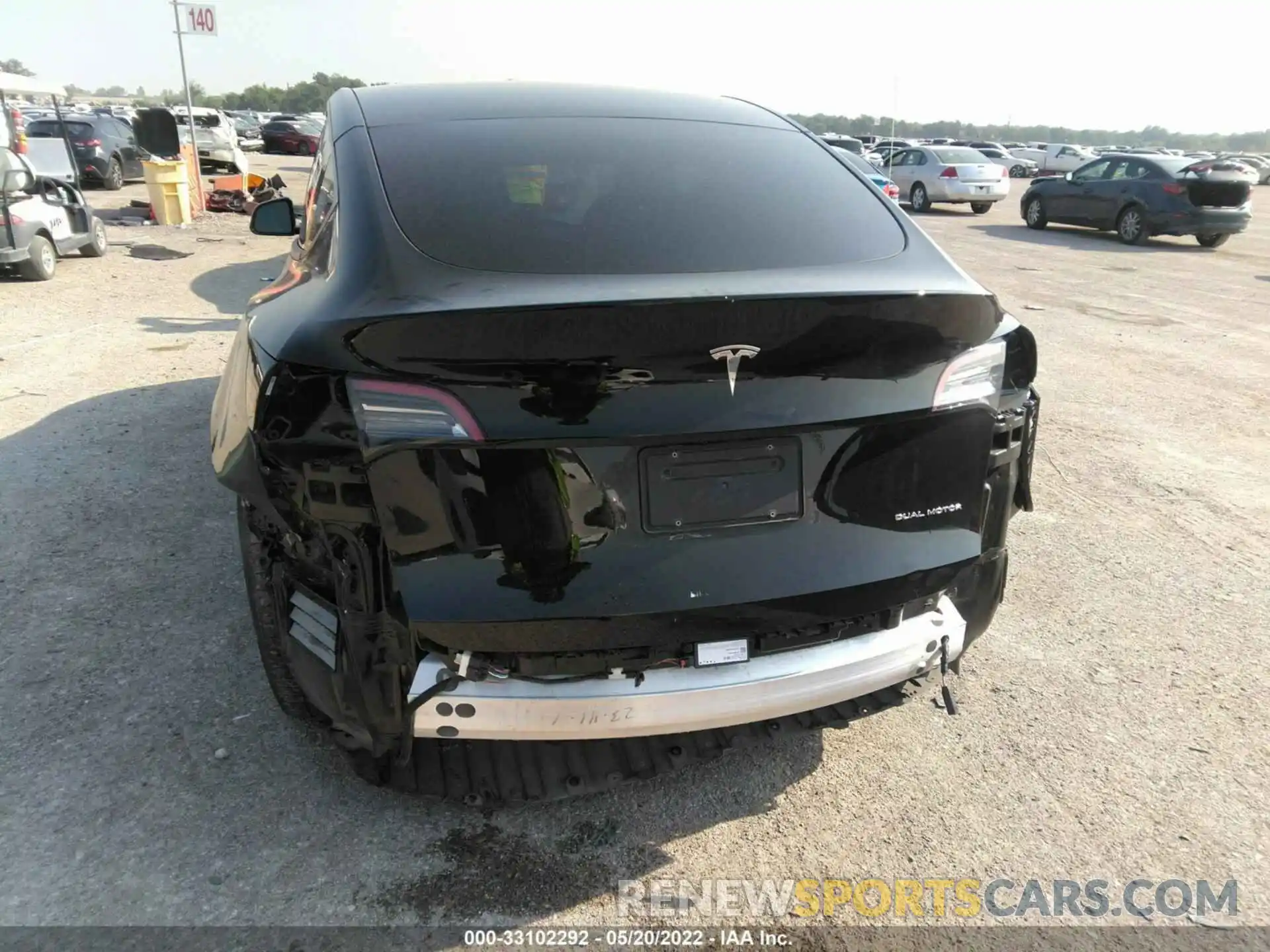 6 Photograph of a damaged car 5YJYGDEE8MF142050 TESLA MODEL Y 2021