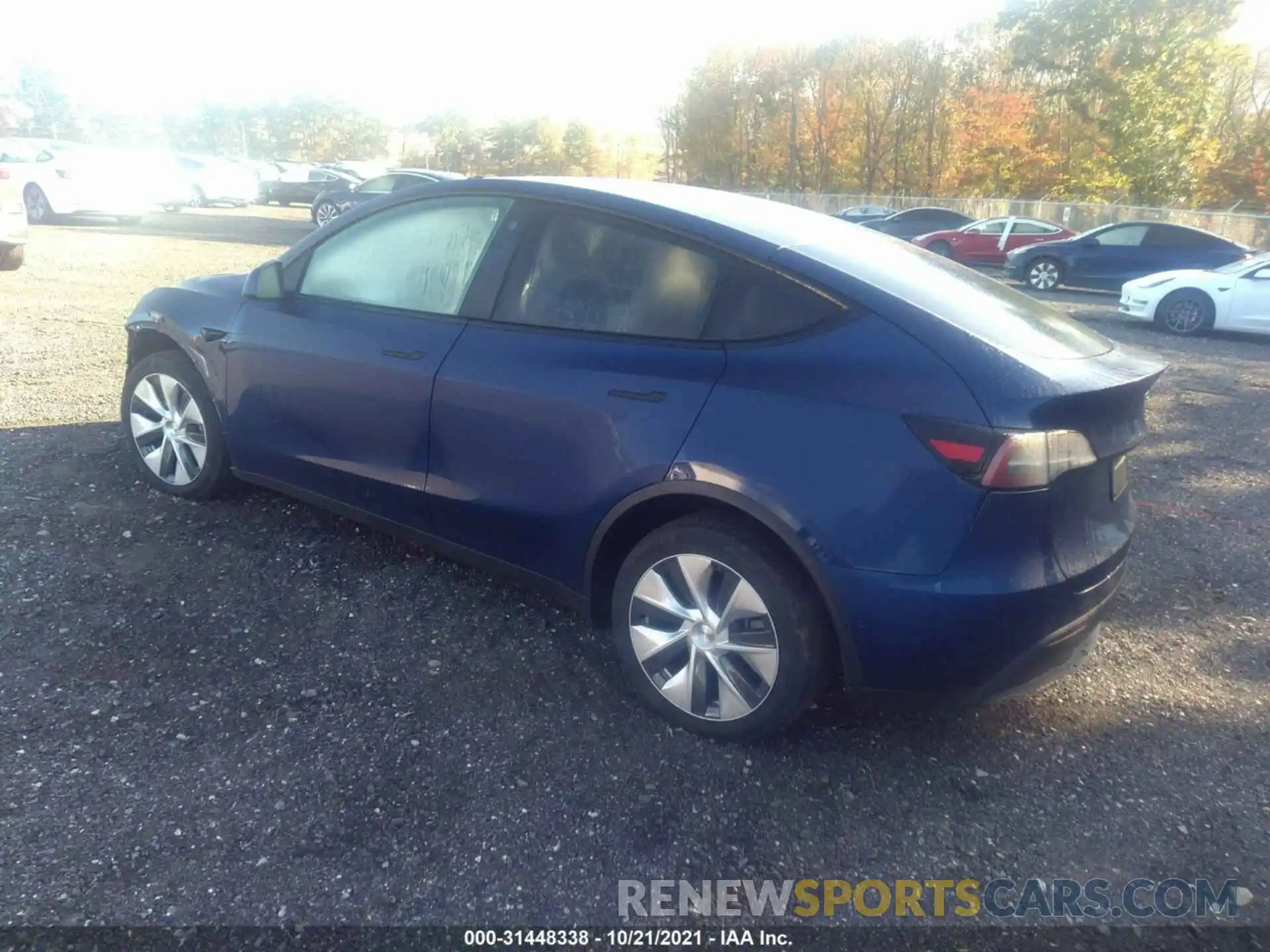 3 Photograph of a damaged car 5YJYGDEE8MF179423 TESLA MODEL Y 2021