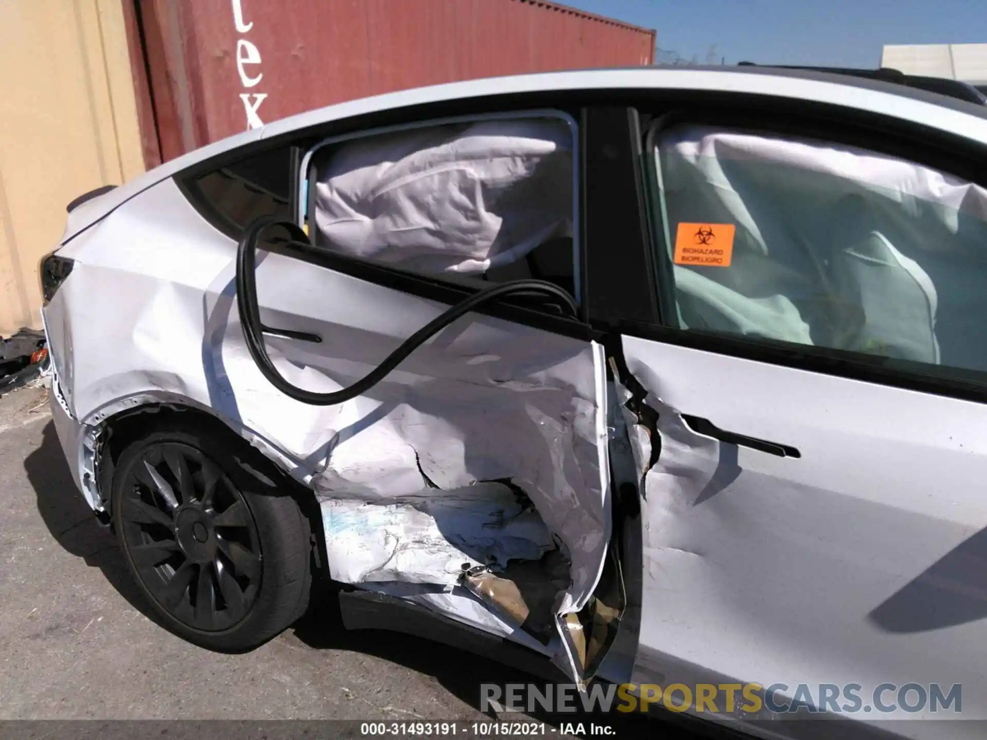 6 Photograph of a damaged car 5YJYGDEE8MF189255 TESLA MODEL Y 2021