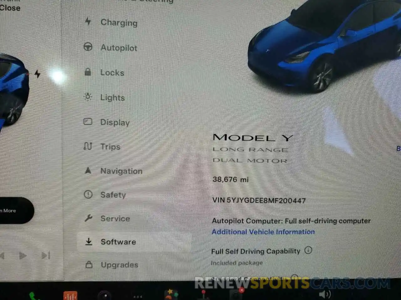 9 Фотография поврежденного автомобиля 5YJYGDEE8MF200447 TESLA MODEL Y 2021