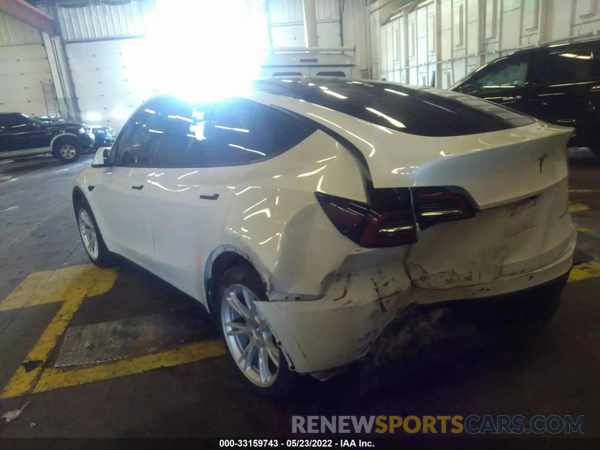 3 Photograph of a damaged car 5YJYGDEE8MF214199 TESLA MODEL Y 2021