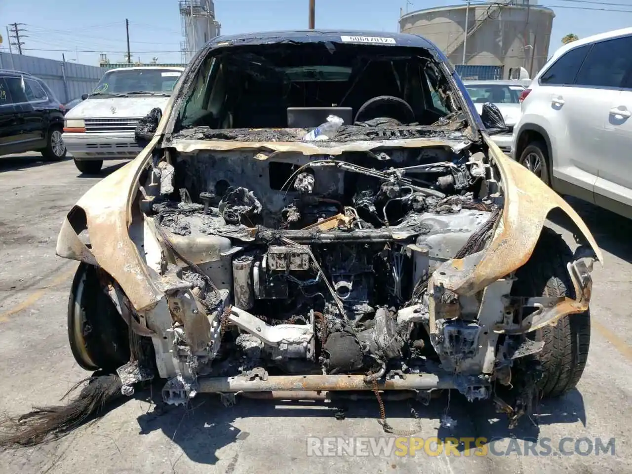 9 Photograph of a damaged car 5YJYGDEE8MF214347 TESLA MODEL Y 2021