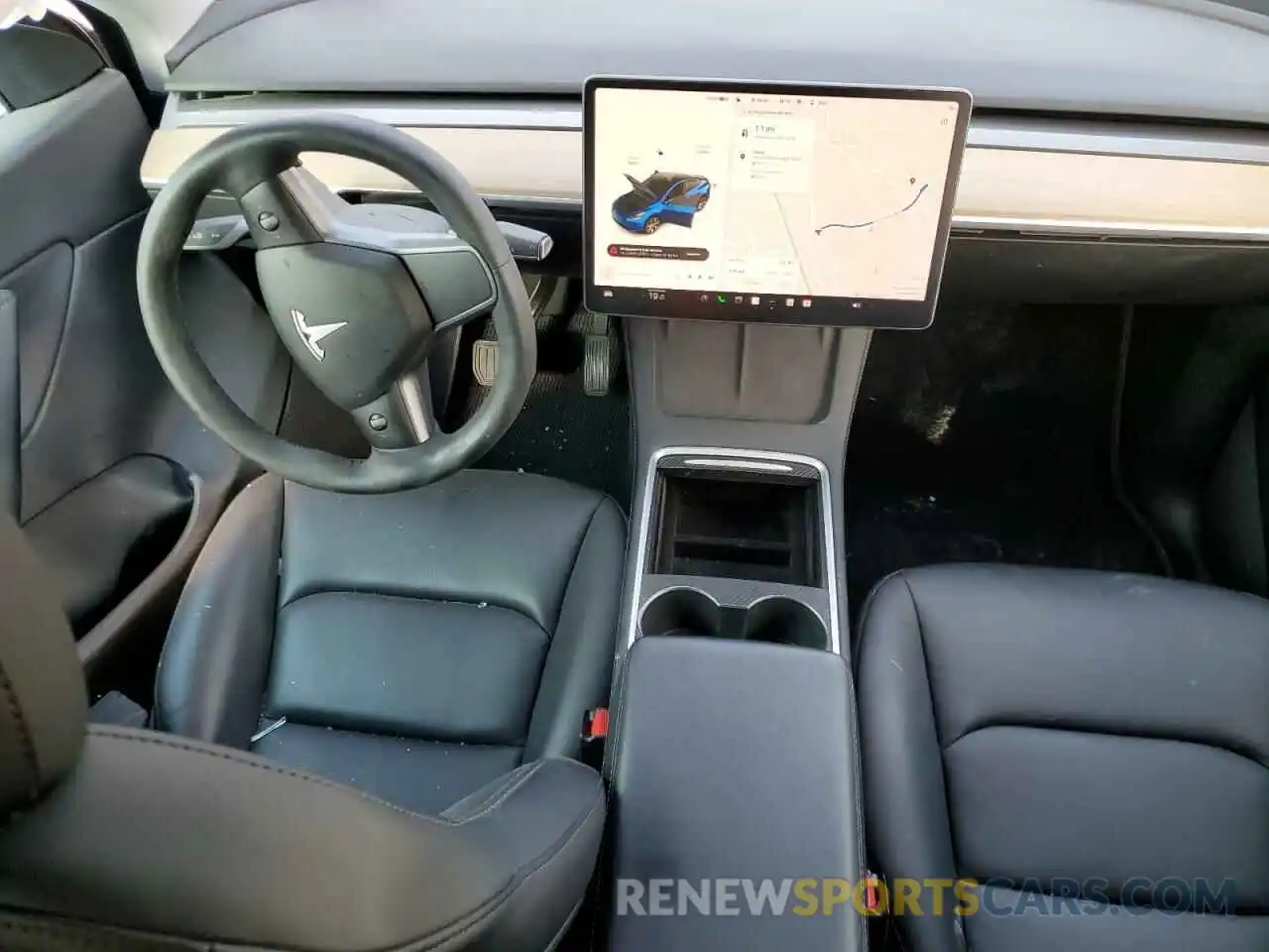 8 Фотография поврежденного автомобиля 5YJYGDEE8MF217796 TESLA MODEL Y 2021