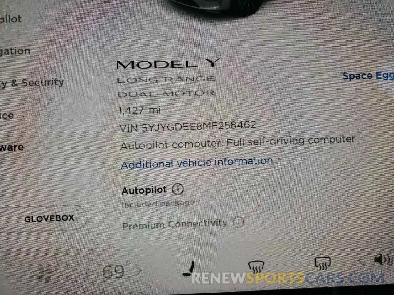 8 Фотография поврежденного автомобиля 5YJYGDEE8MF258462 TESLA MODEL Y 2021