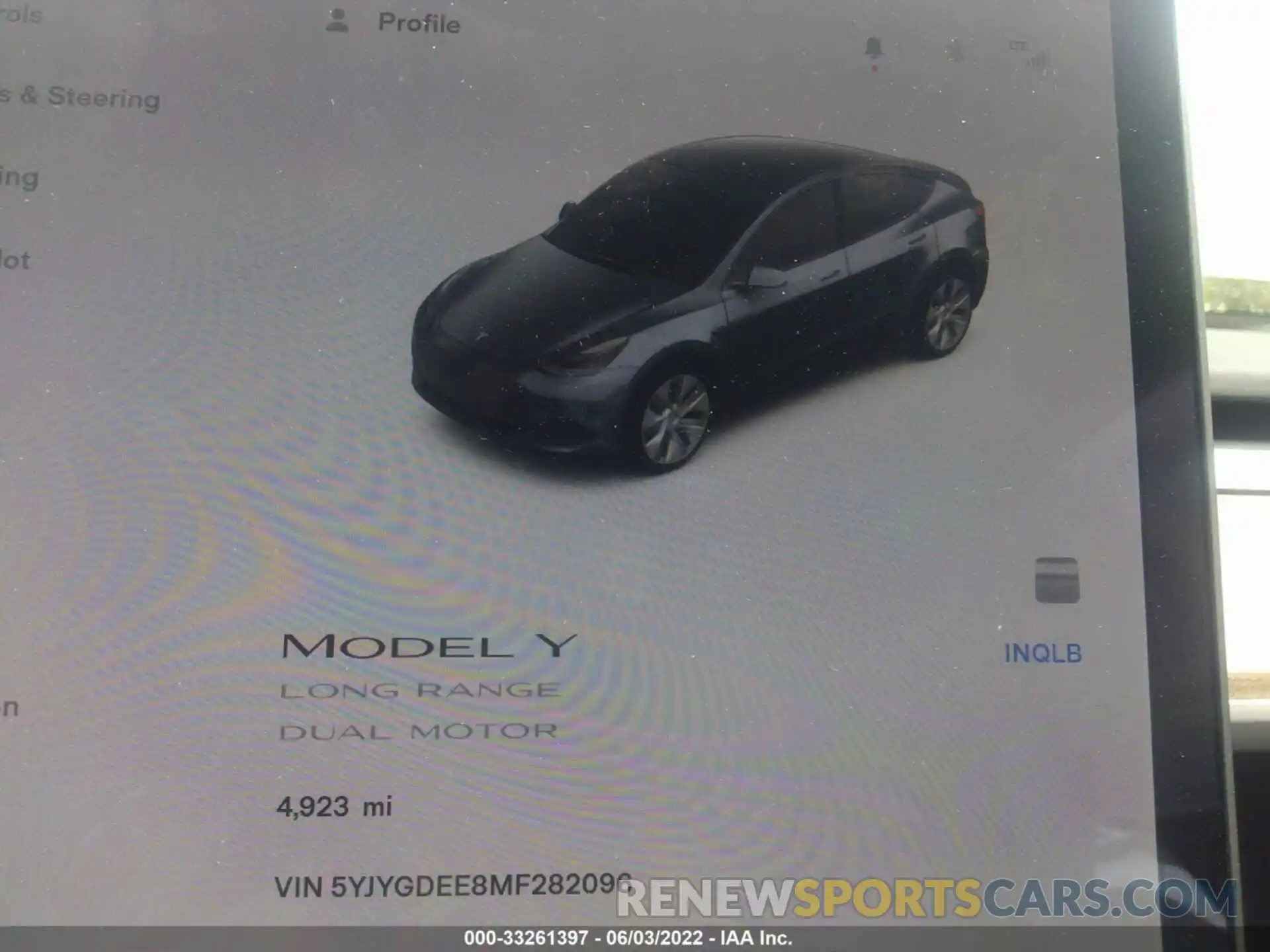 7 Фотография поврежденного автомобиля 5YJYGDEE8MF282096 TESLA MODEL Y 2021