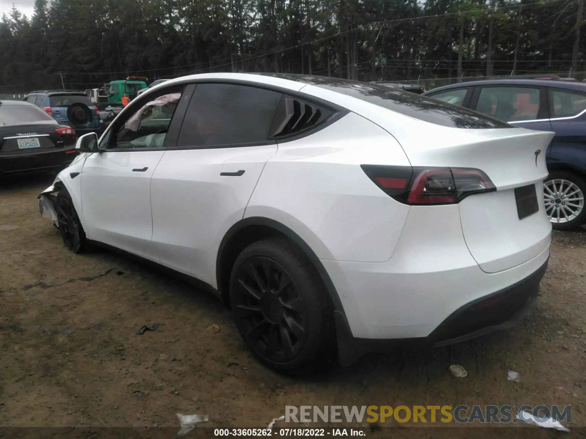 3 Фотография поврежденного автомобиля 5YJYGDEE8MF293356 TESLA MODEL Y 2021