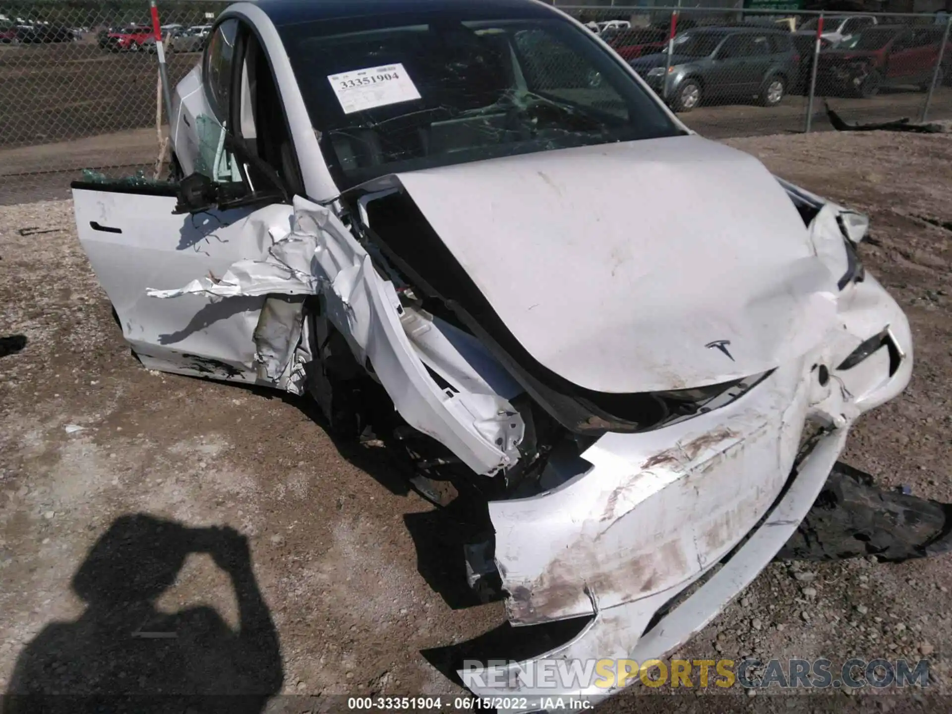 1 Photograph of a damaged car 5YJYGDEE8MF300001 TESLA MODEL Y 2021