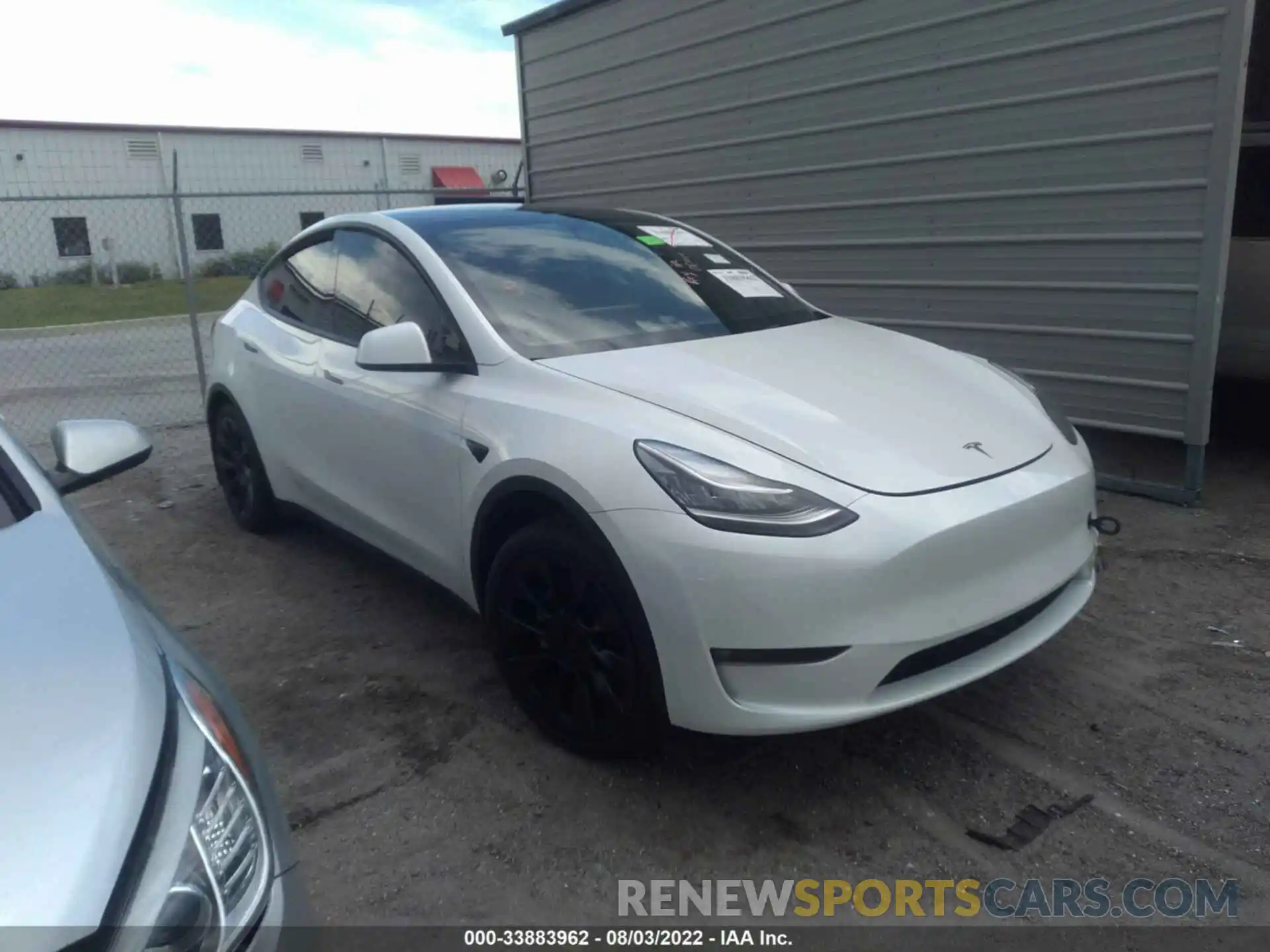 1 Photograph of a damaged car 5YJYGDEE8MF311399 TESLA MODEL Y 2021