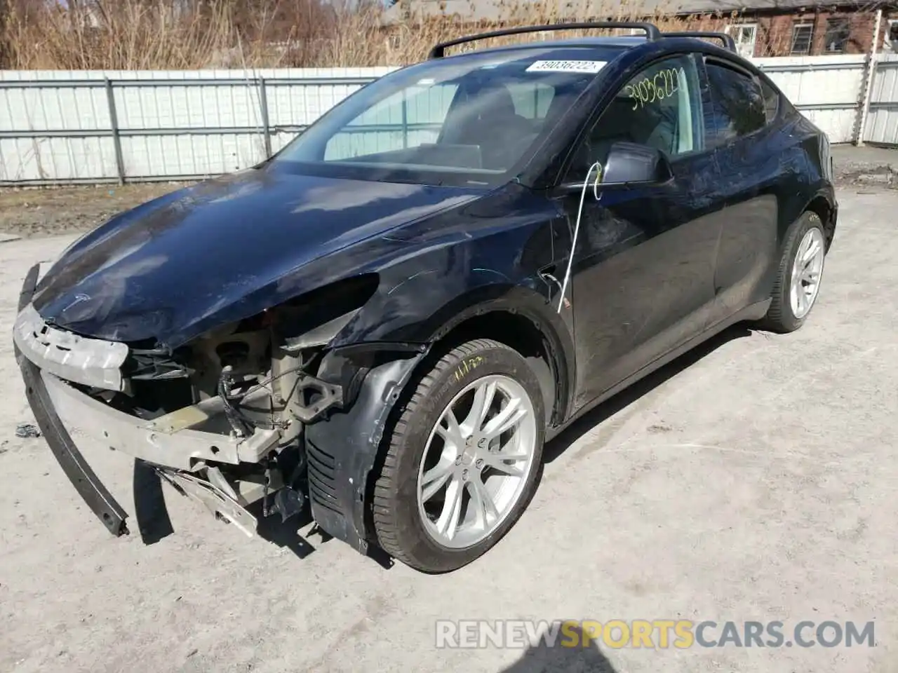 2 Фотография поврежденного автомобиля 5YJYGDEE9MF066564 TESLA MODEL Y 2021