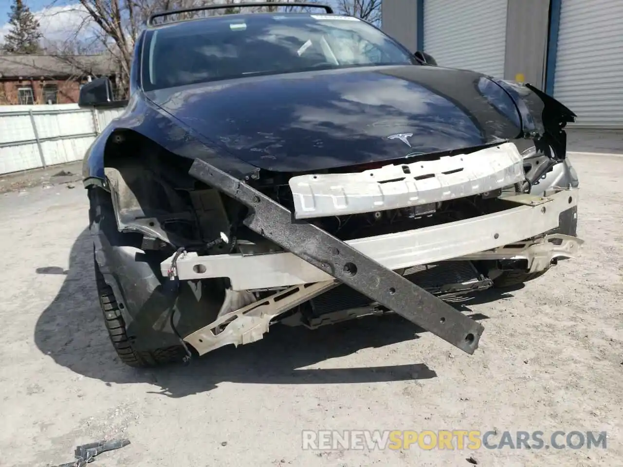 9 Photograph of a damaged car 5YJYGDEE9MF066564 TESLA MODEL Y 2021