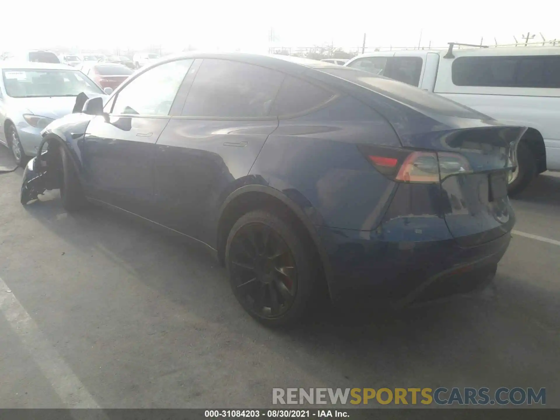 3 Photograph of a damaged car 5YJYGDEE9MF070789 TESLA MODEL Y 2021