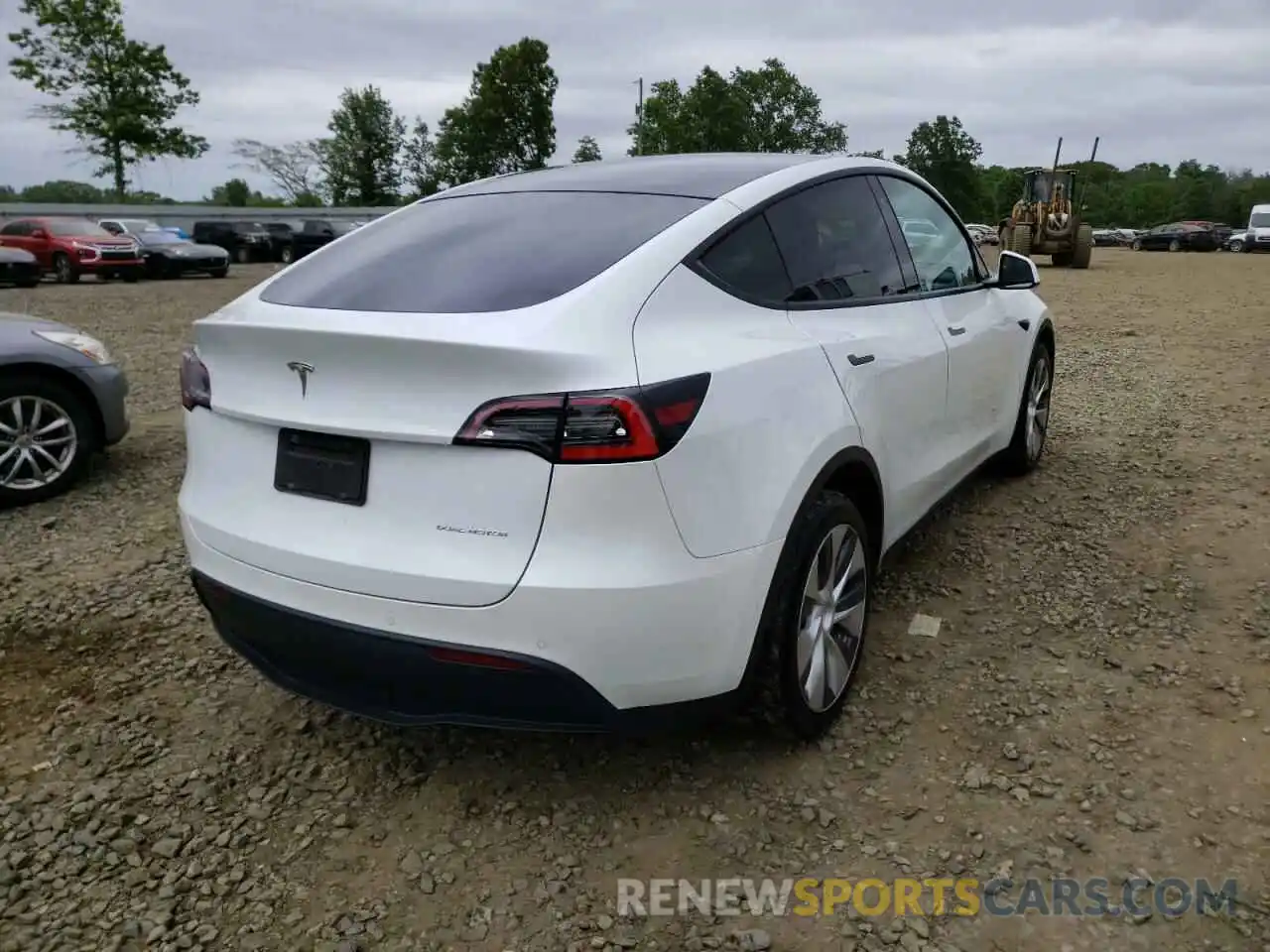 4 Фотография поврежденного автомобиля 5YJYGDEE9MF075202 TESLA MODEL Y 2021