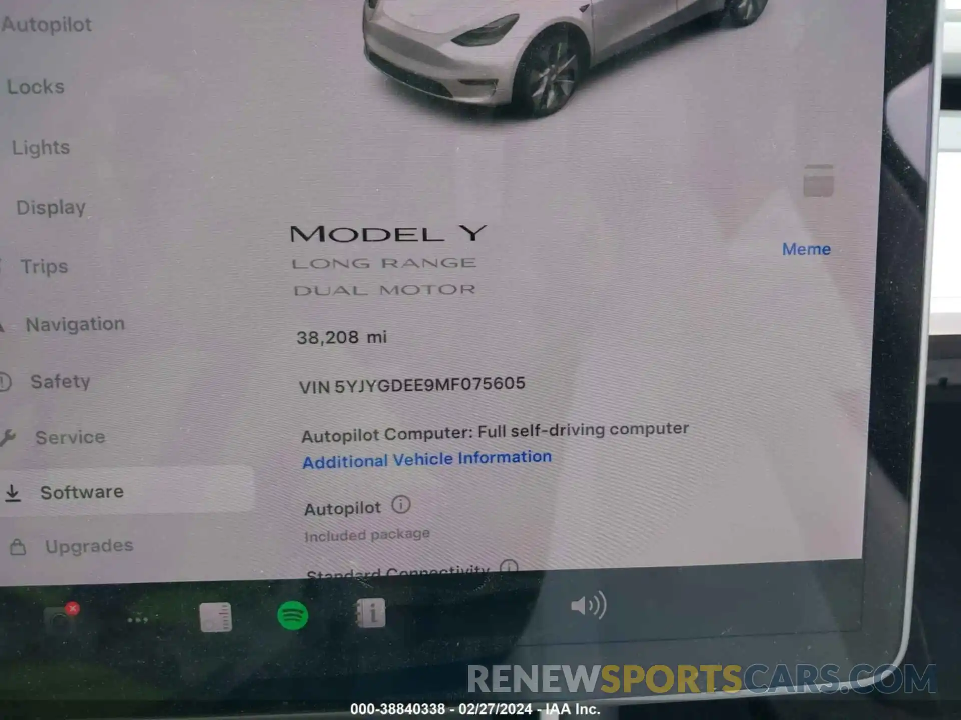 7 Фотография поврежденного автомобиля 5YJYGDEE9MF075605 TESLA MODEL Y 2021