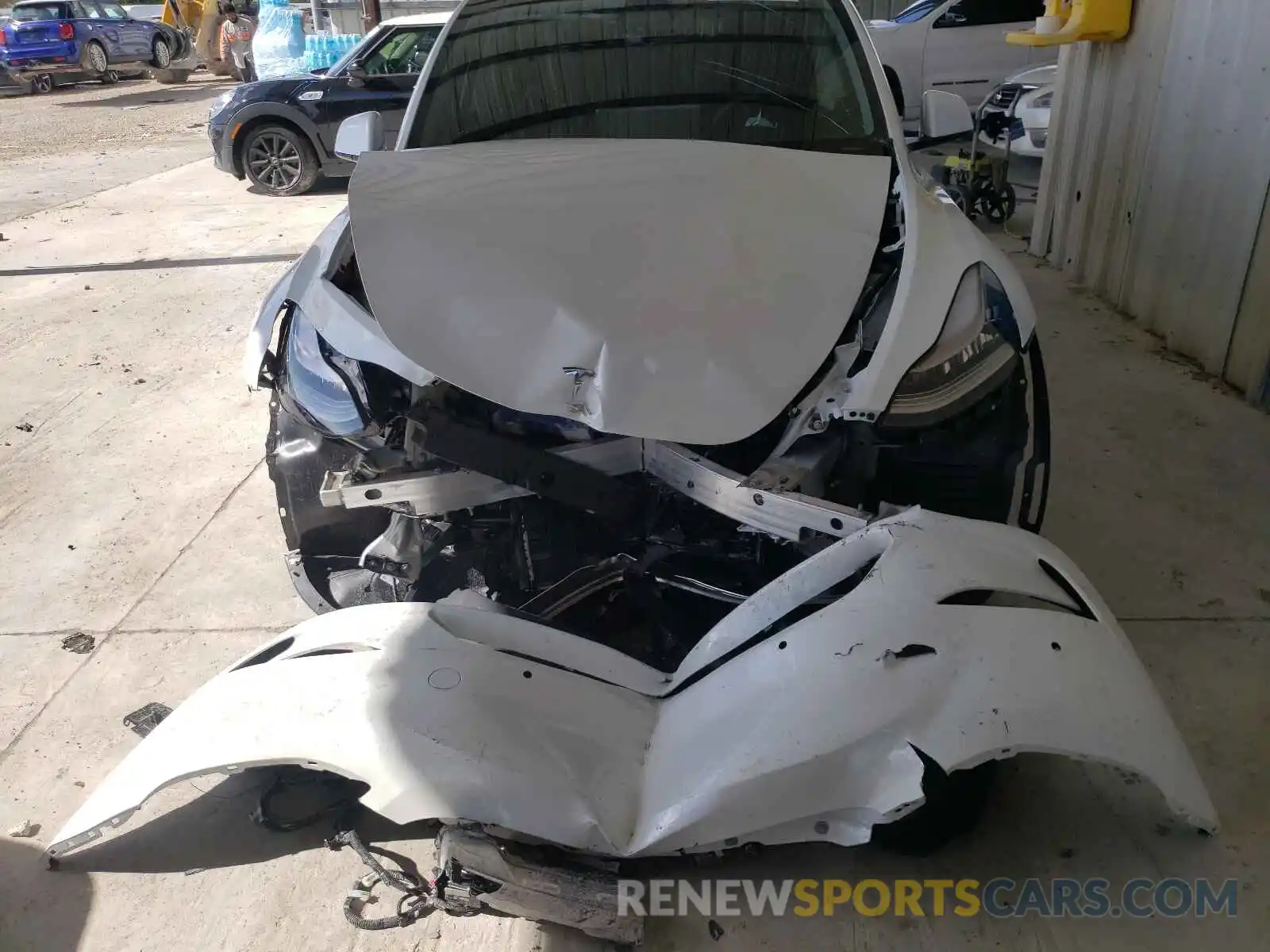 9 Photograph of a damaged car 5YJYGDEE9MF079721 TESLA MODEL Y 2021