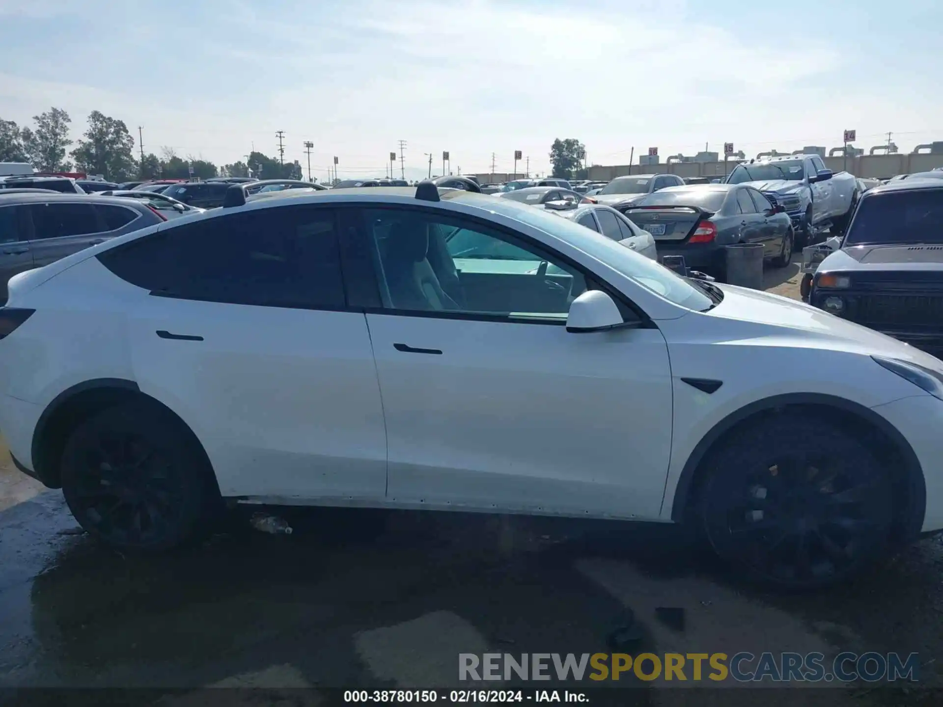 14 Photograph of a damaged car 5YJYGDEE9MF084742 TESLA MODEL Y 2021