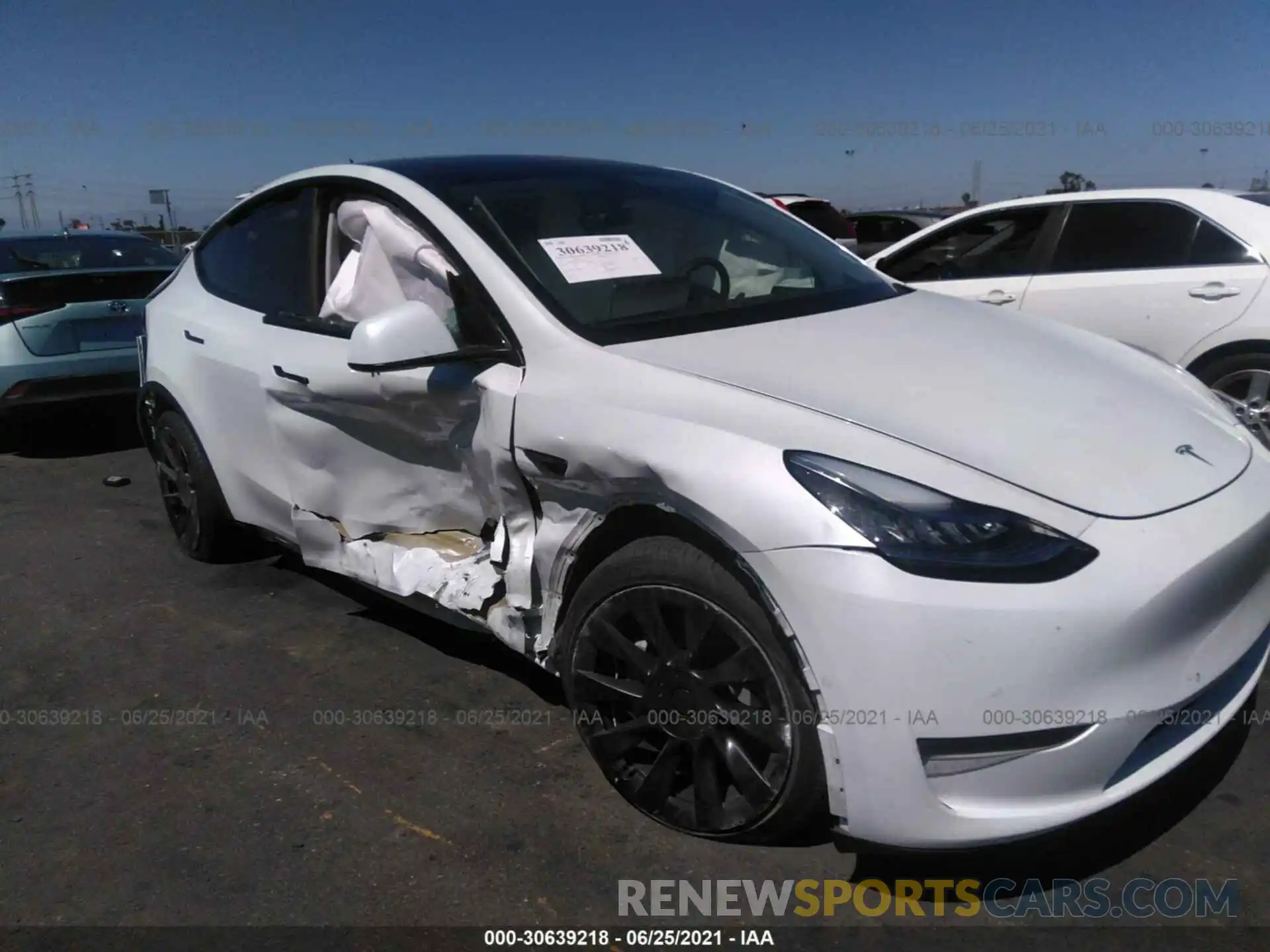 6 Фотография поврежденного автомобиля 5YJYGDEE9MF095790 TESLA MODEL Y 2021