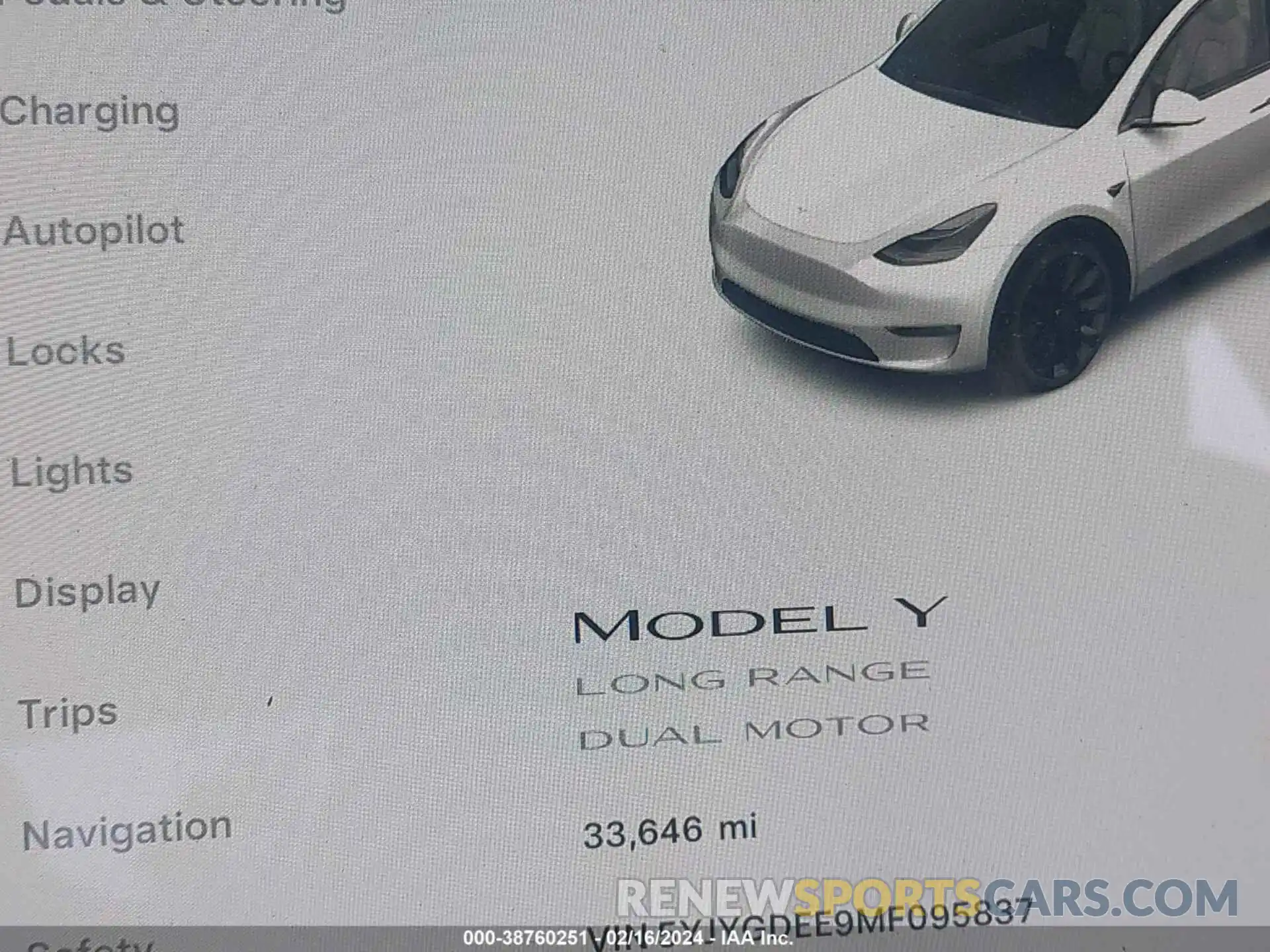 7 Фотография поврежденного автомобиля 5YJYGDEE9MF095837 TESLA MODEL Y 2021